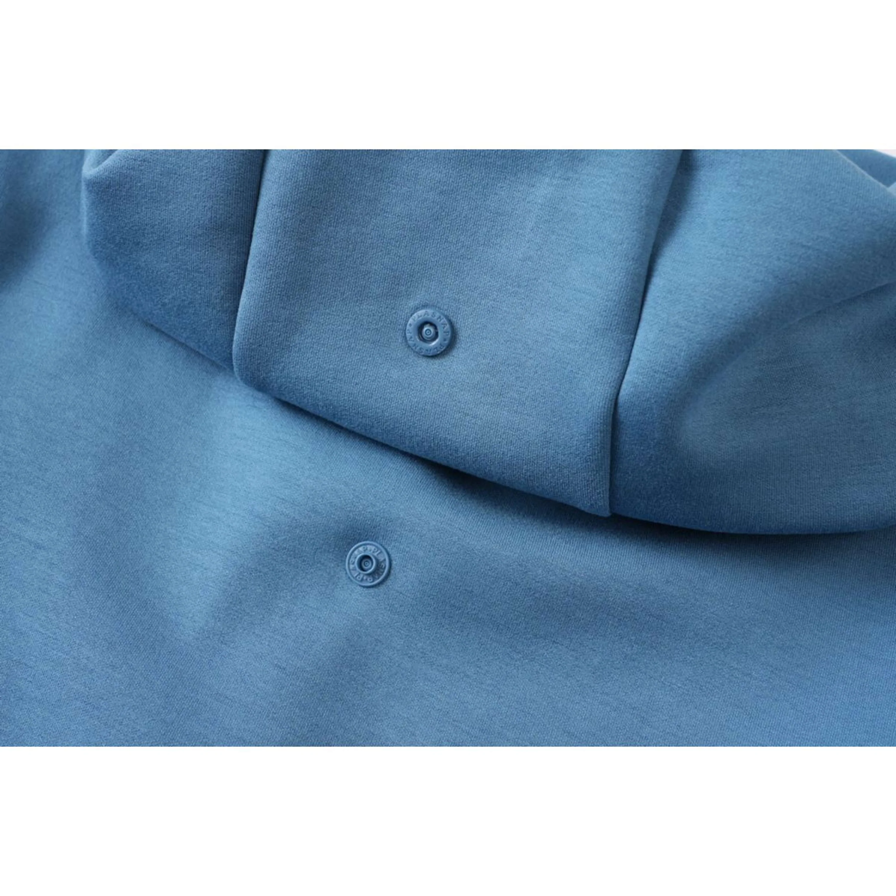 Covalliero Pull col Hoodie SS26 Enfants Smoked Blue - Image 6