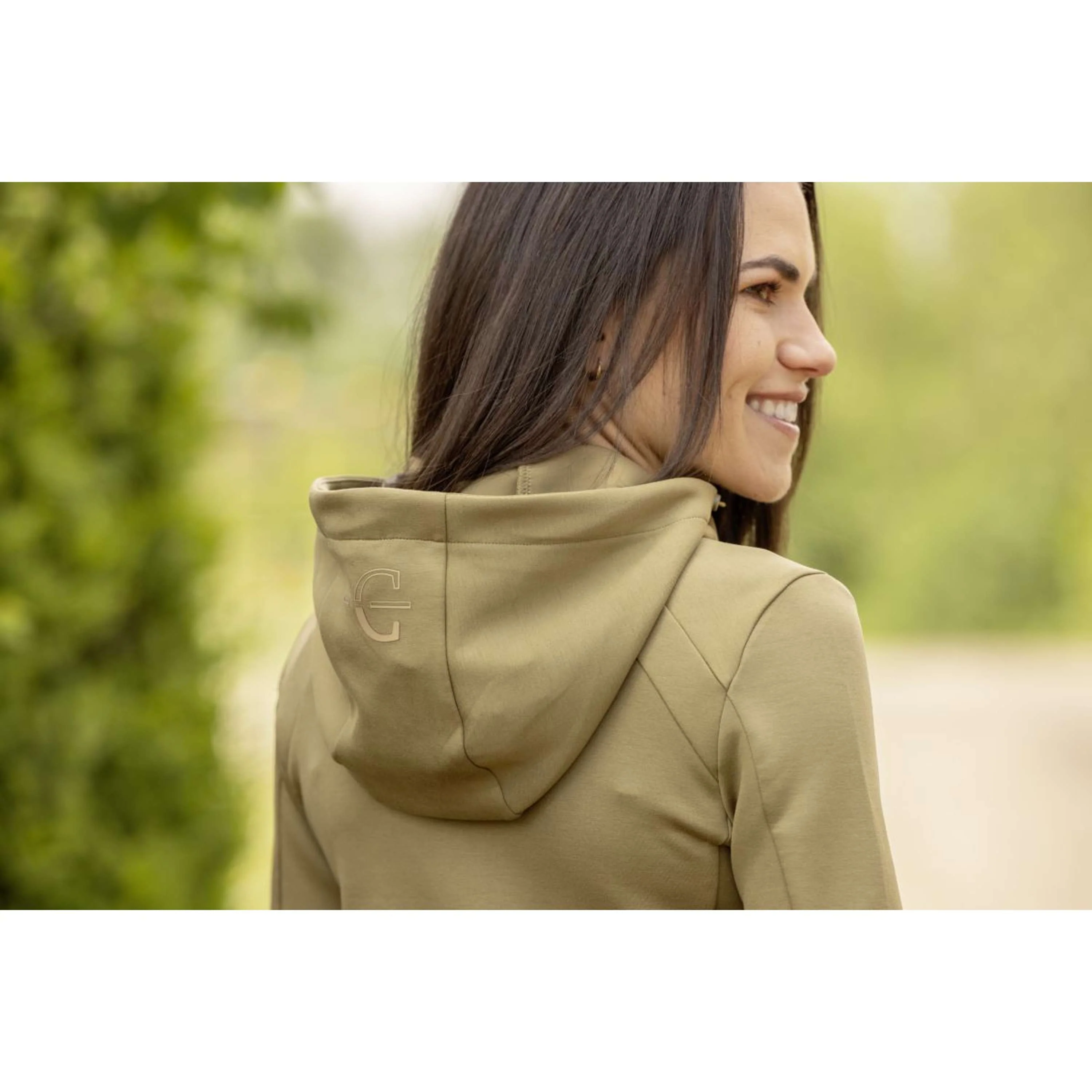 Covalliero Pull col Hoodie SS26 Femme Noix - Image 3