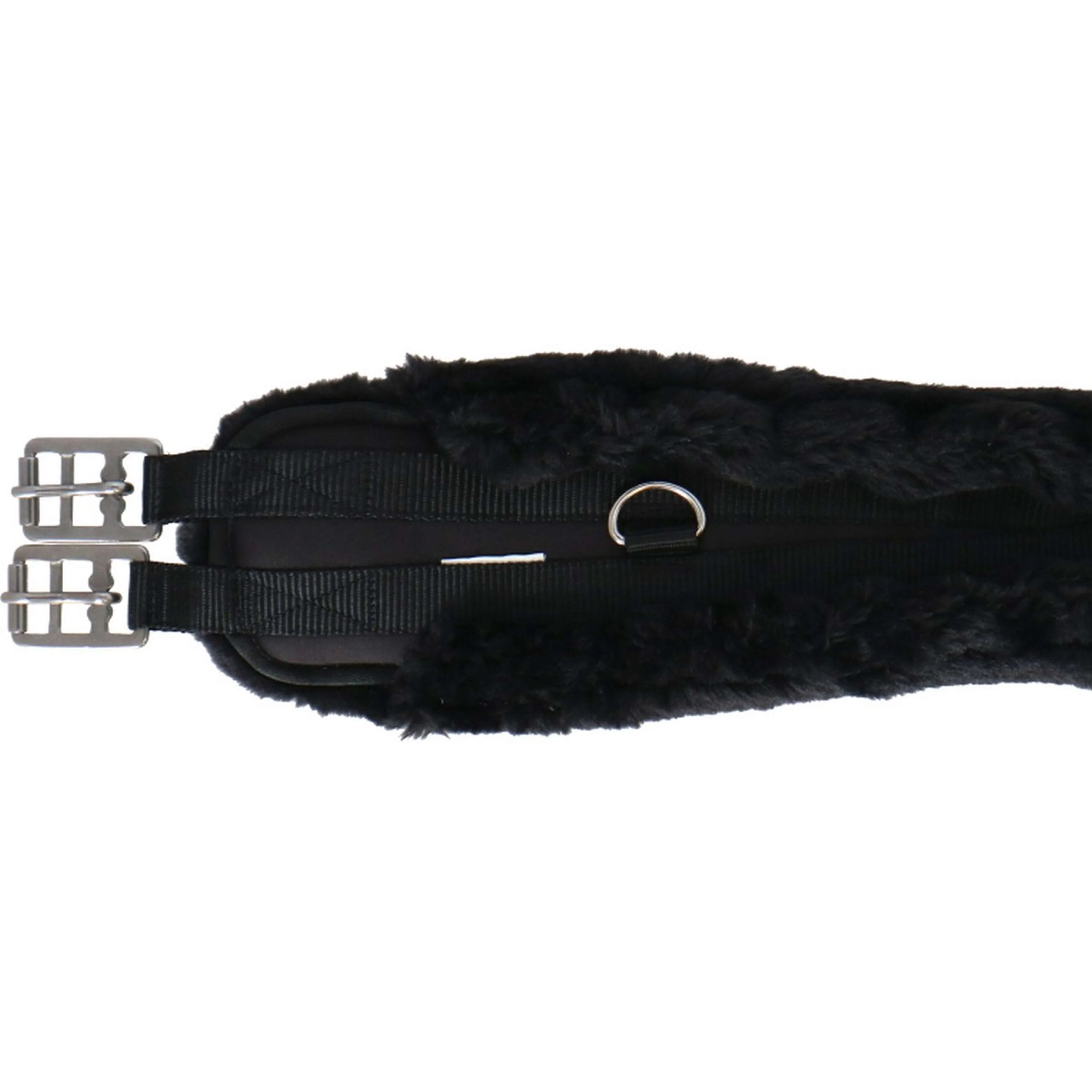Covalliero Sangle Faux Fur Long Noir - Image 3