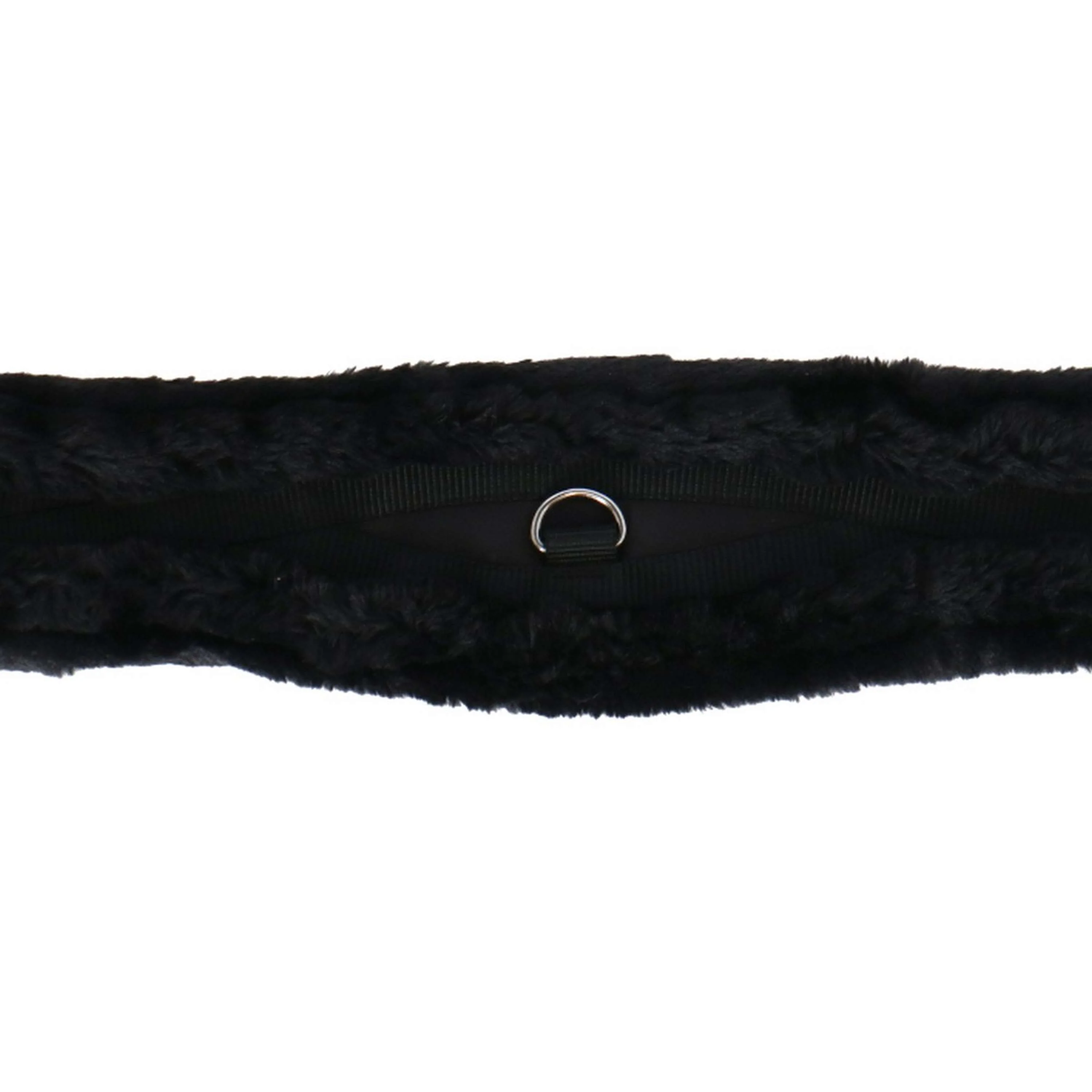 Covalliero Sangle Faux Fur Long Noir - Image 4