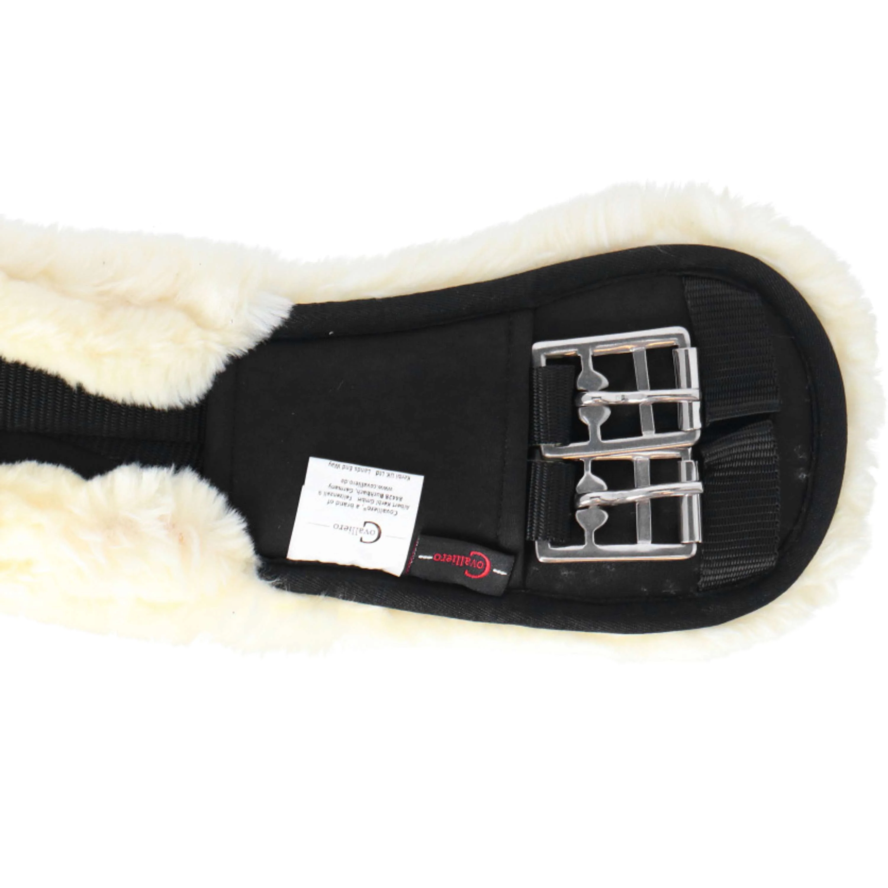 Covalliero Sangle Faux Fur Noir - Image 5