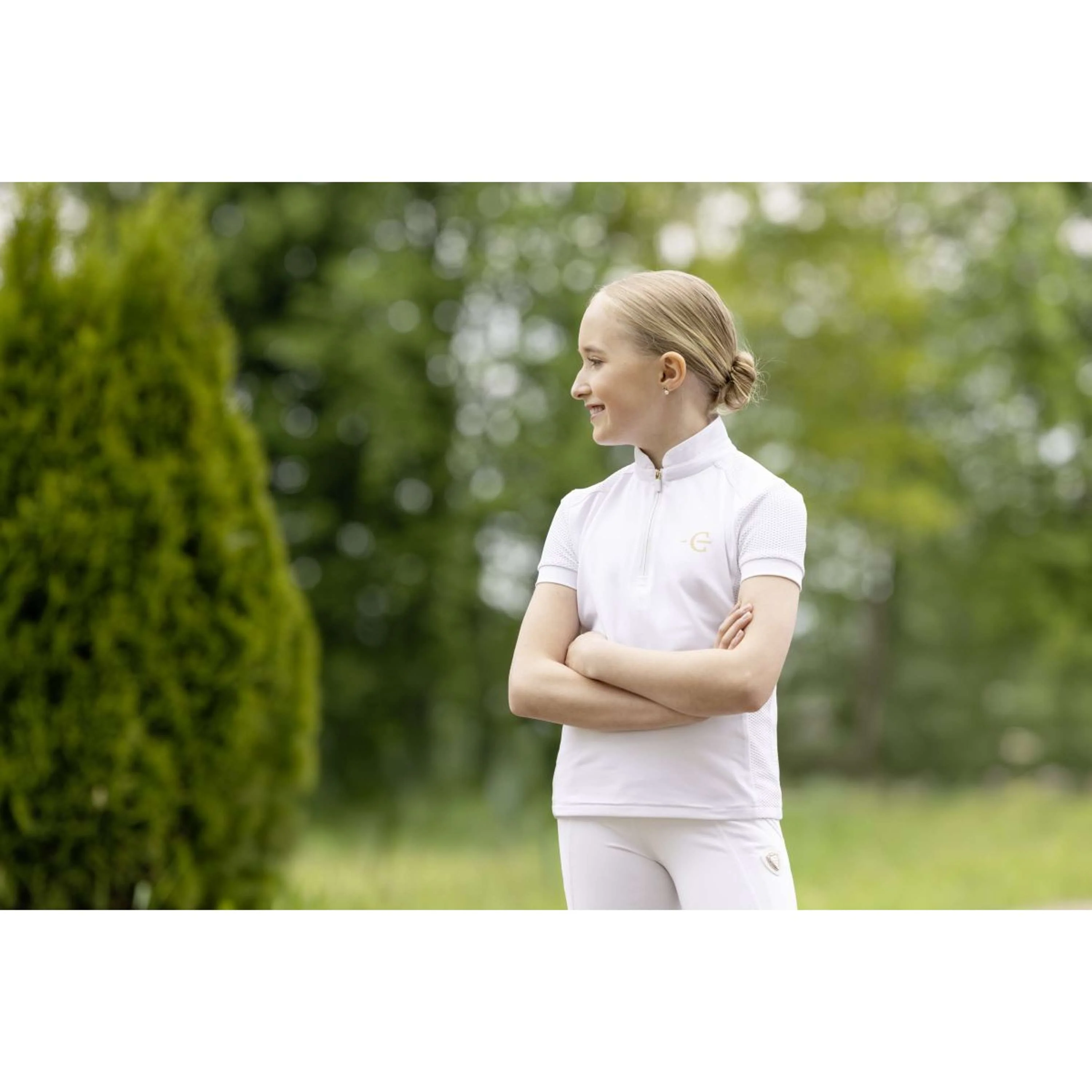 Covalliero T-shirt de Concours SS26 Enfants Blanc - Image 4