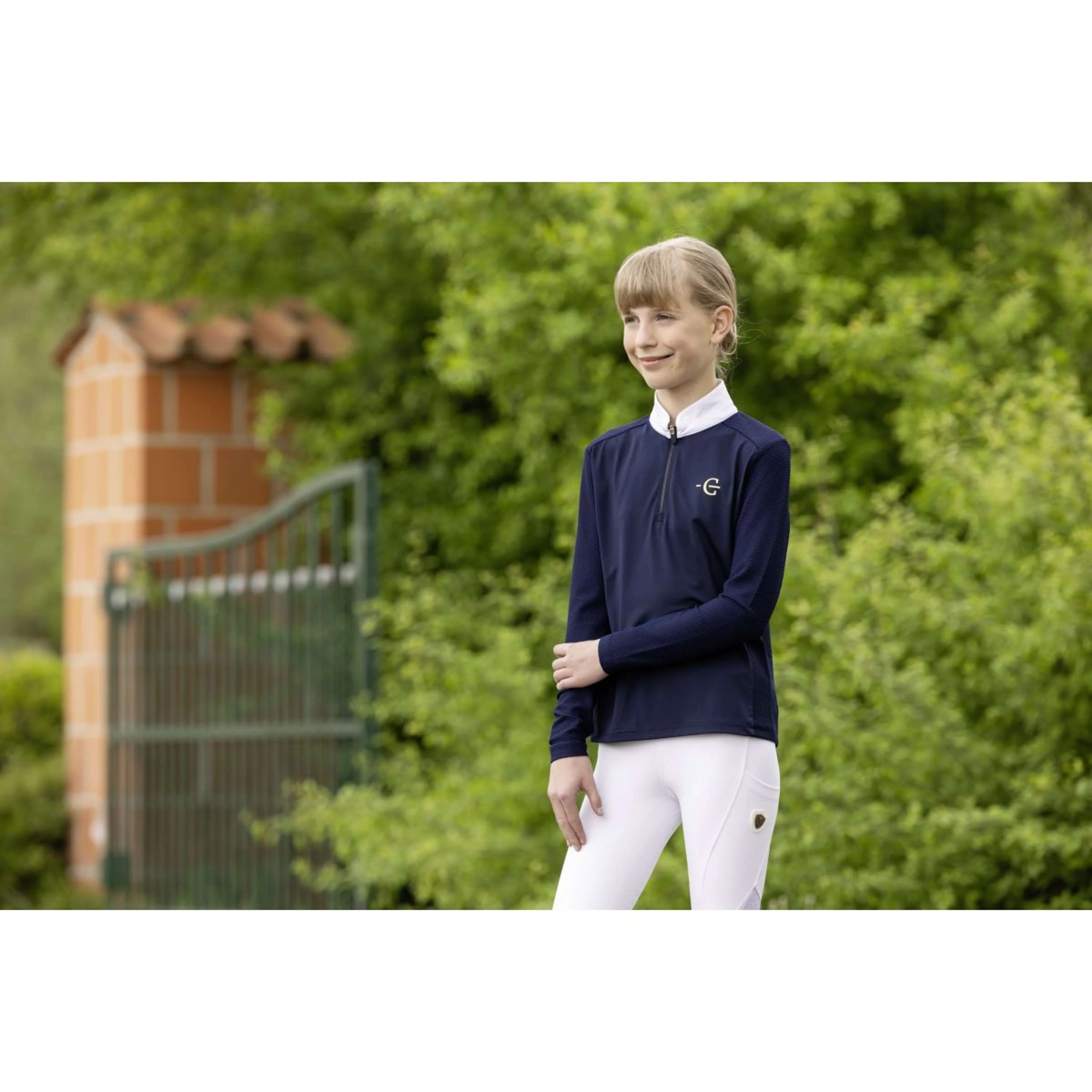 Covalliero T-shirt de Concours SS26 Enfants Longues Manches Foncé Marine - Image 2