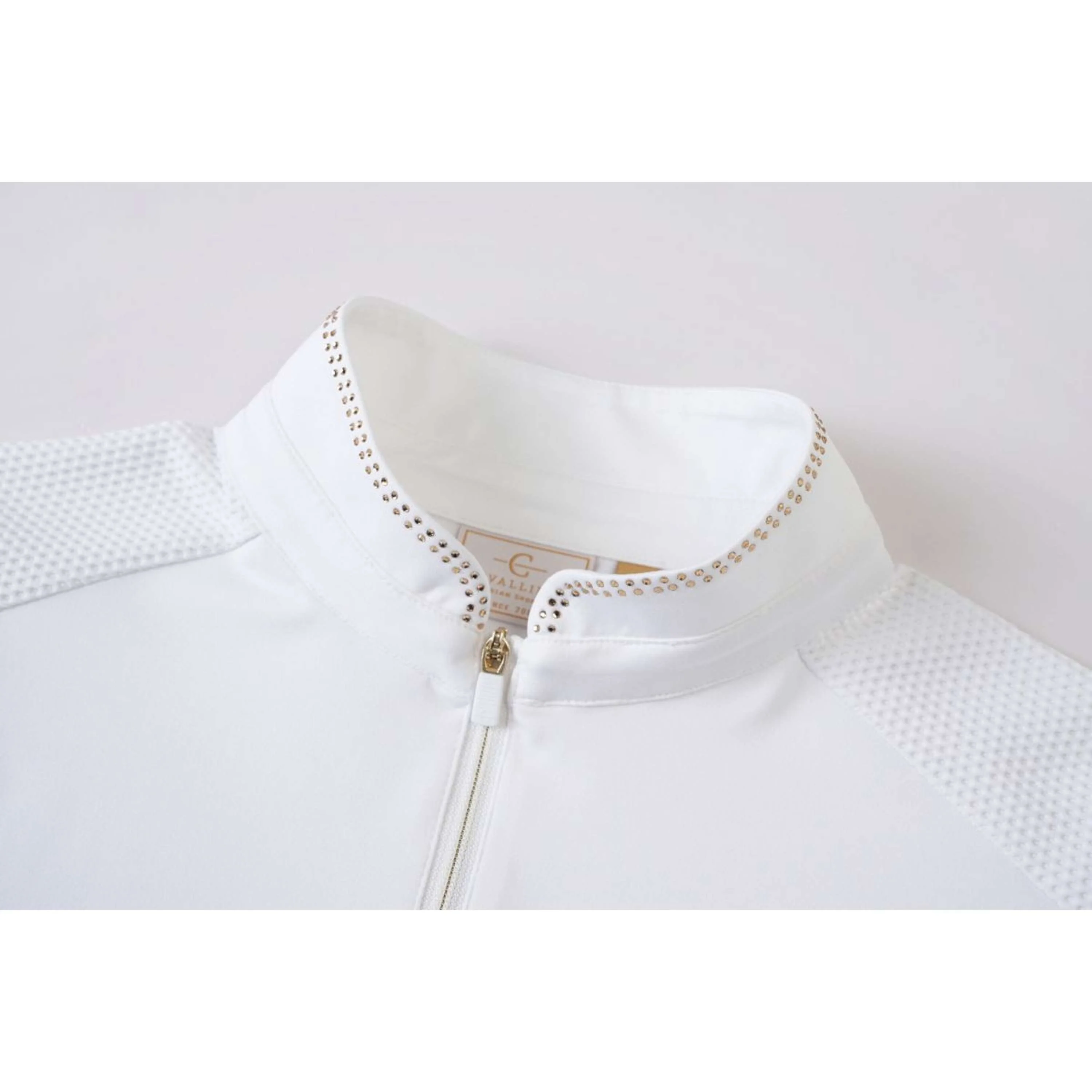 Covalliero T-shirt de Concours SS26 Femme Longues Manches Blanc - Image 7