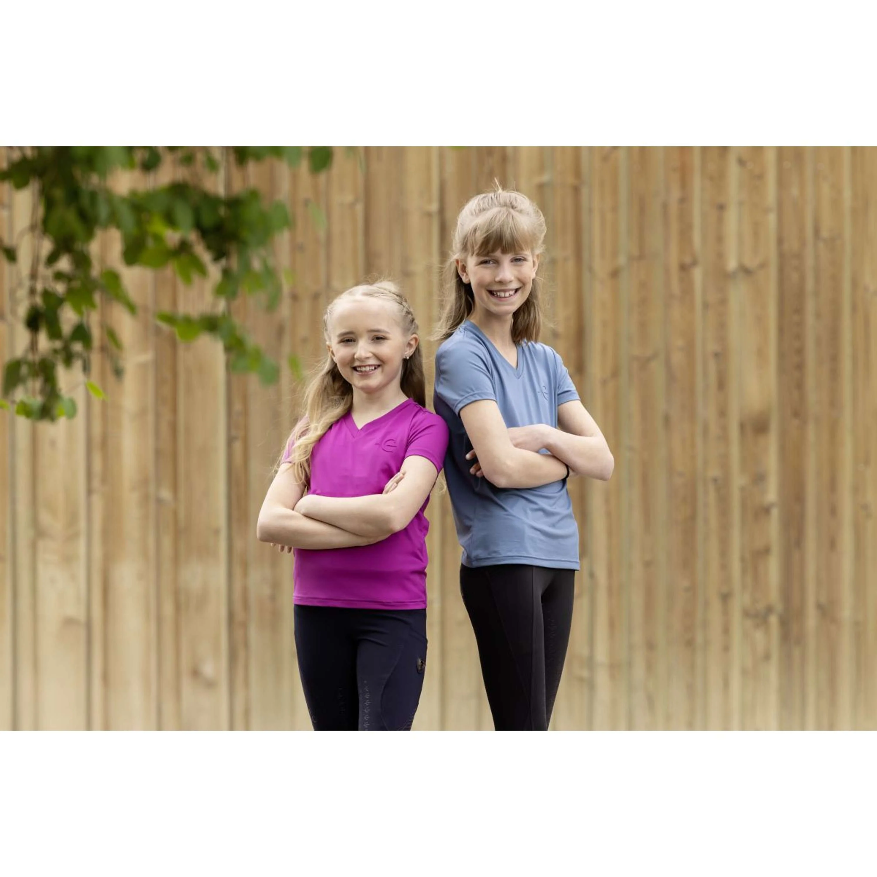 Covalliero T-Shirt SS26 Enfants Smoked Blue - Image 3