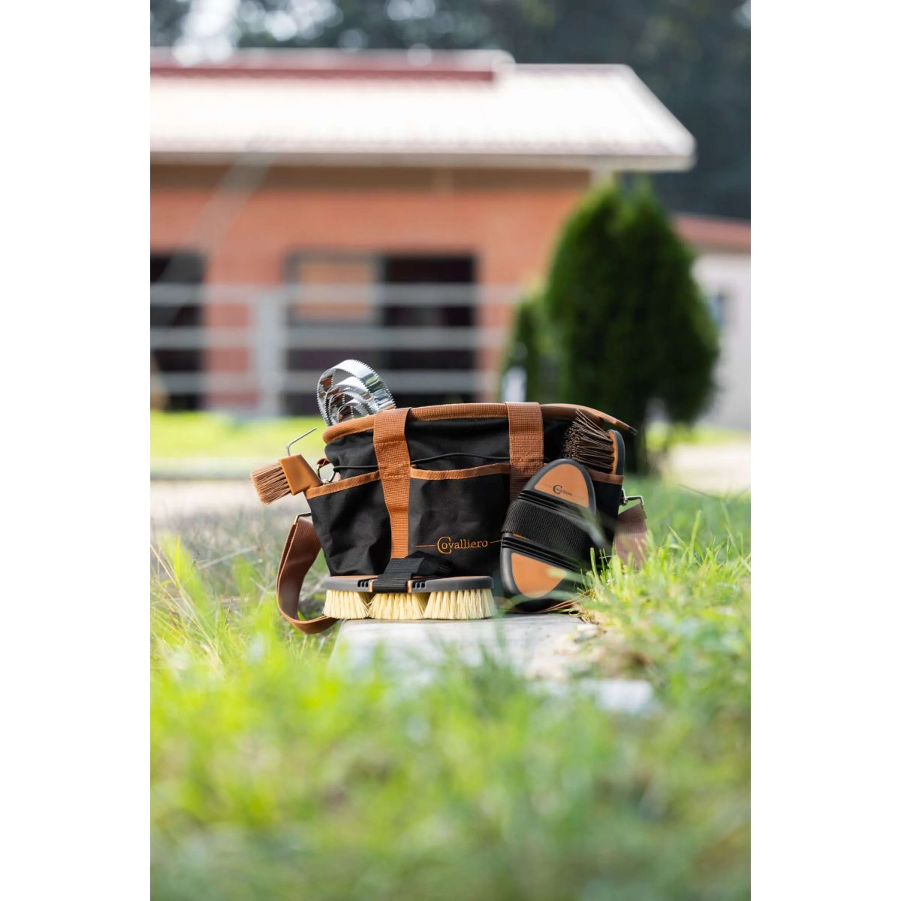 Covalliero Trousse de Pansage Noir/Cognac - Image 3