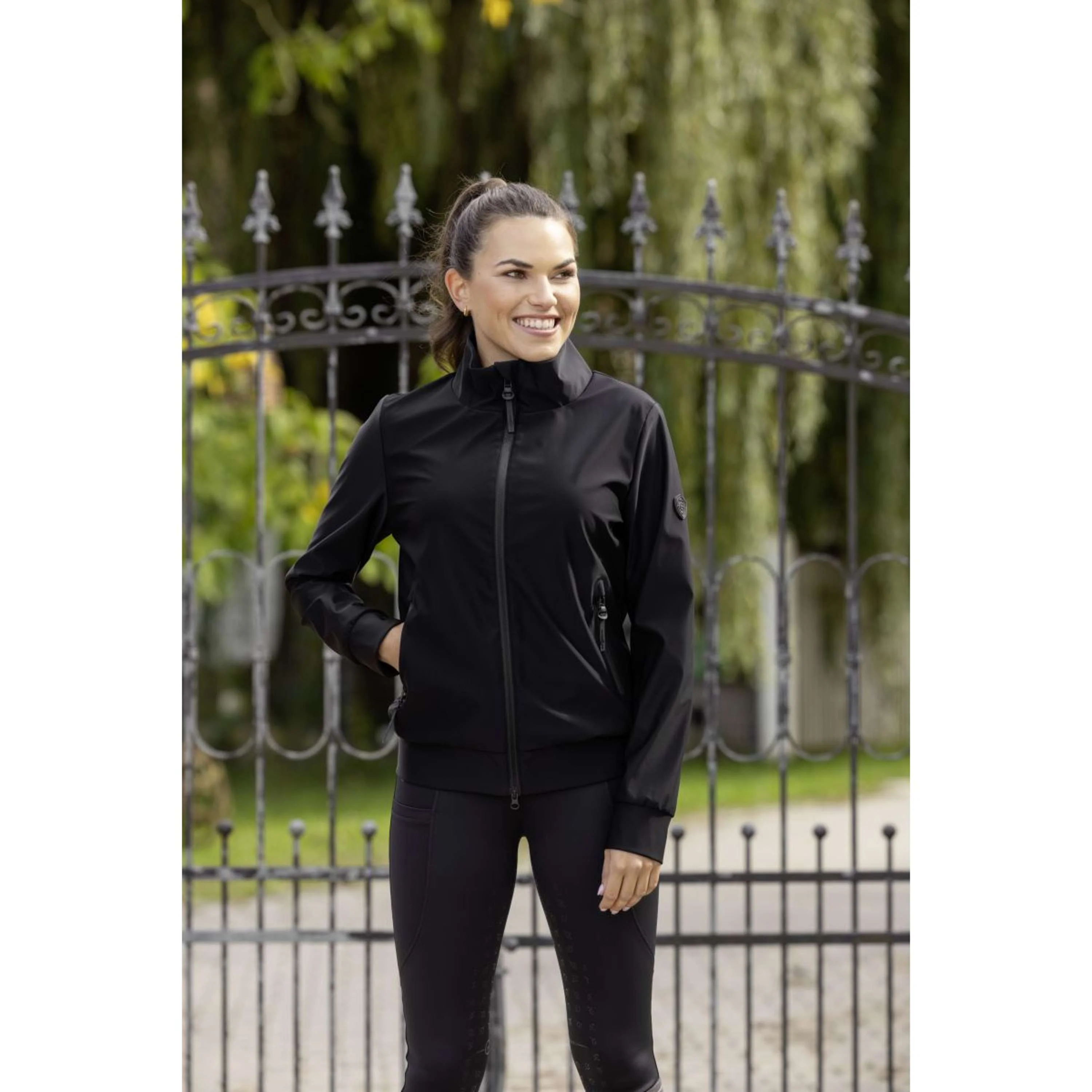 Covalliero Veste Blouson Femme Noir - Image 3