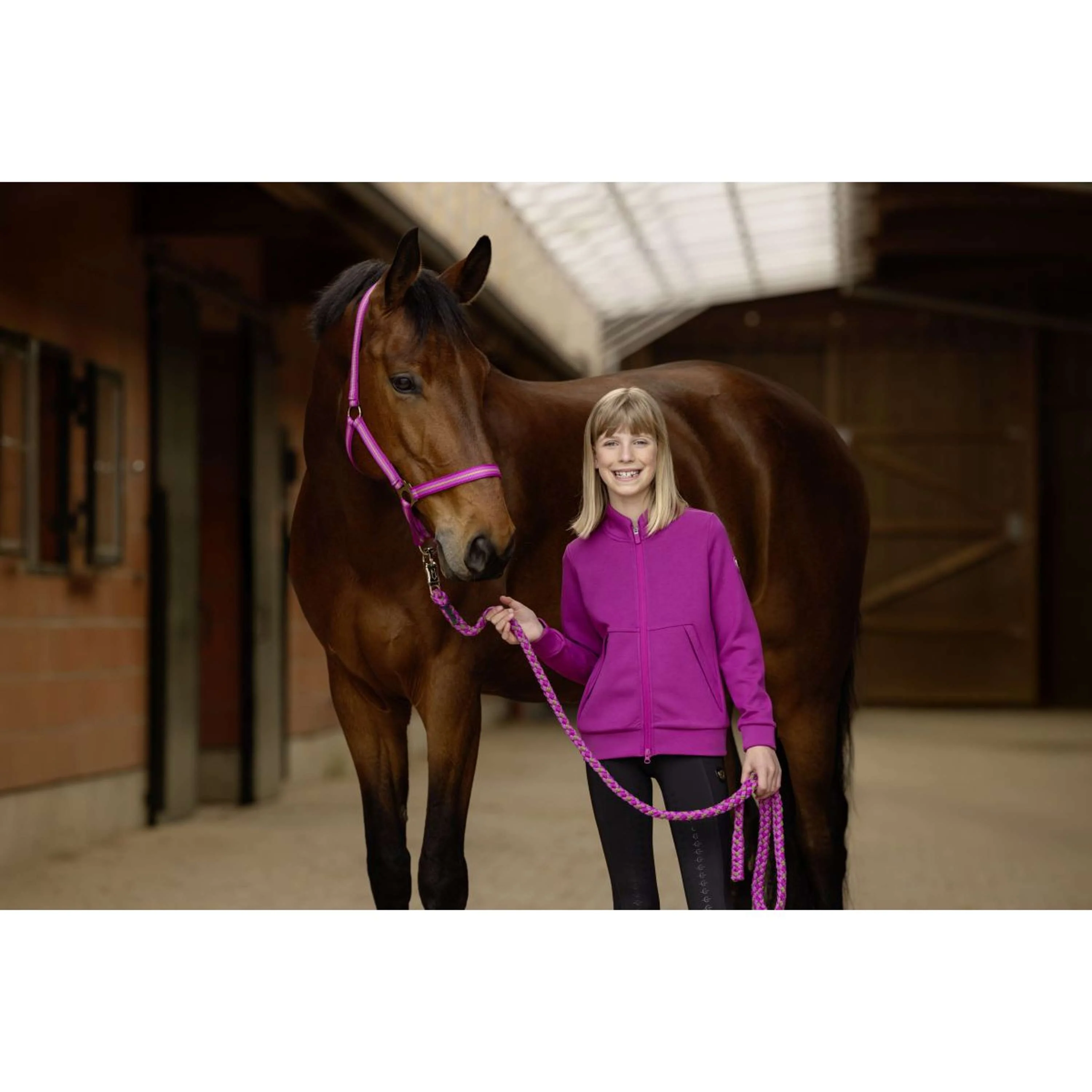 Covalliero Veste Polaire SS26 Enfants Light Berry - Image 2