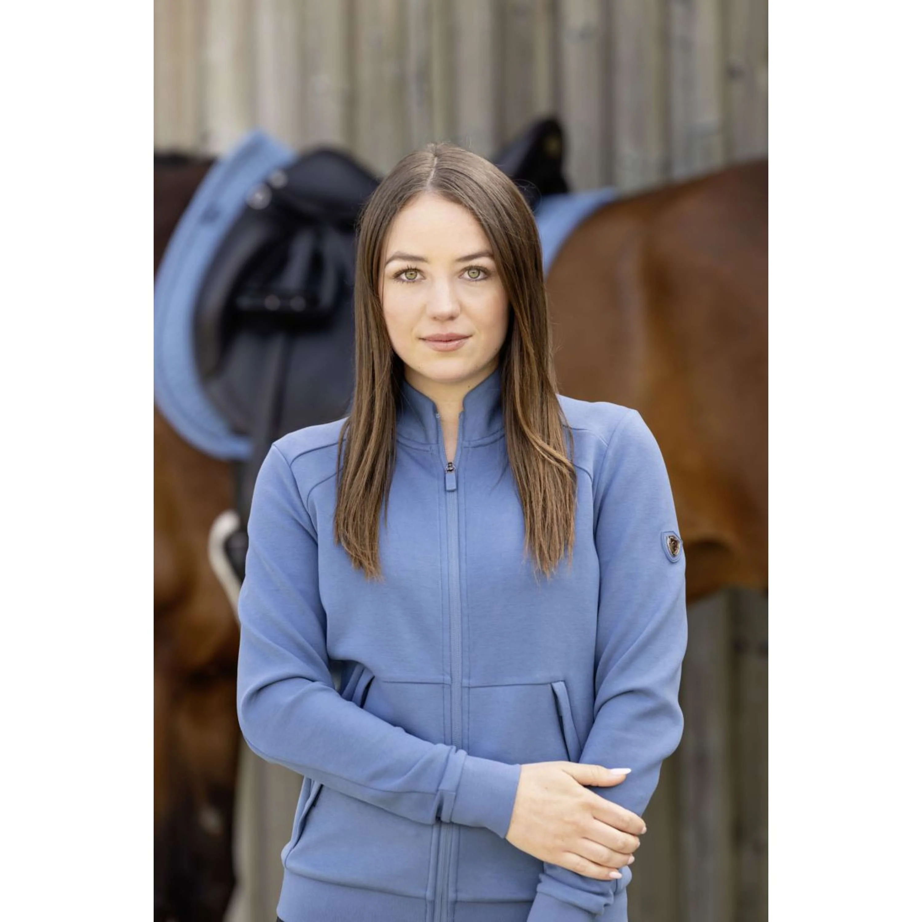 Covalliero Veste Polaire SS26 Femme Smoked Blue - Image 8