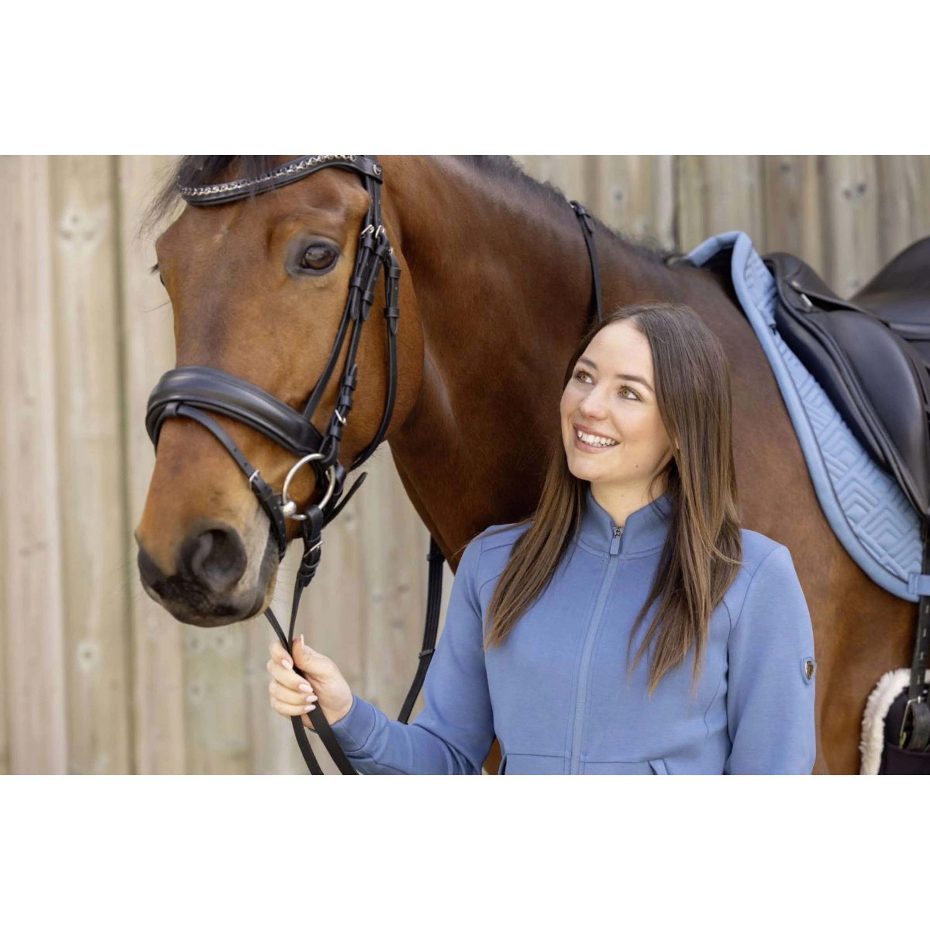 Covalliero Veste Polaire SS26 Femme Smoked Blue - Image 9