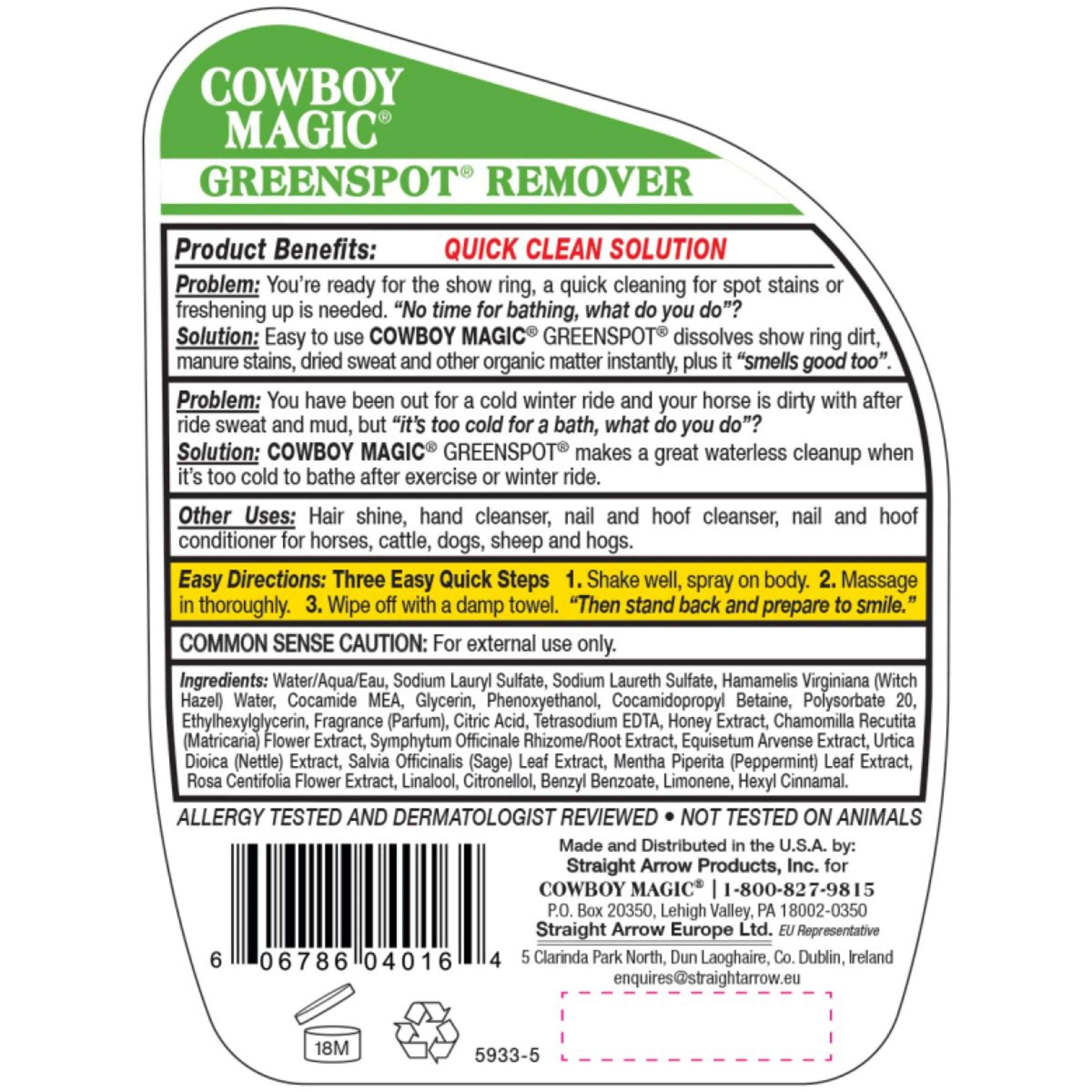 Cowboy Magic Greenspot Remover - Image 3