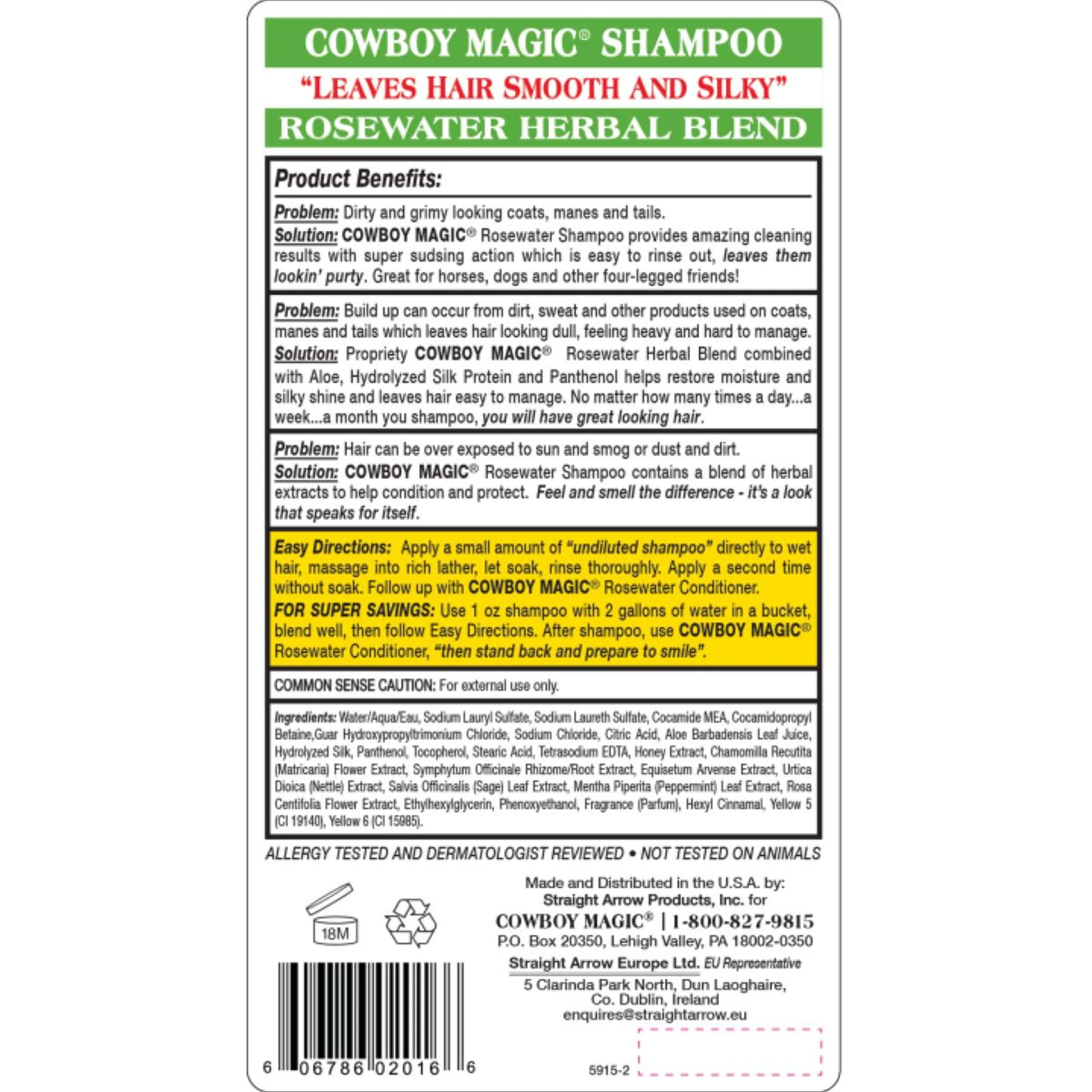 Cowboy Magic Rosewater Shampoo - Image 3