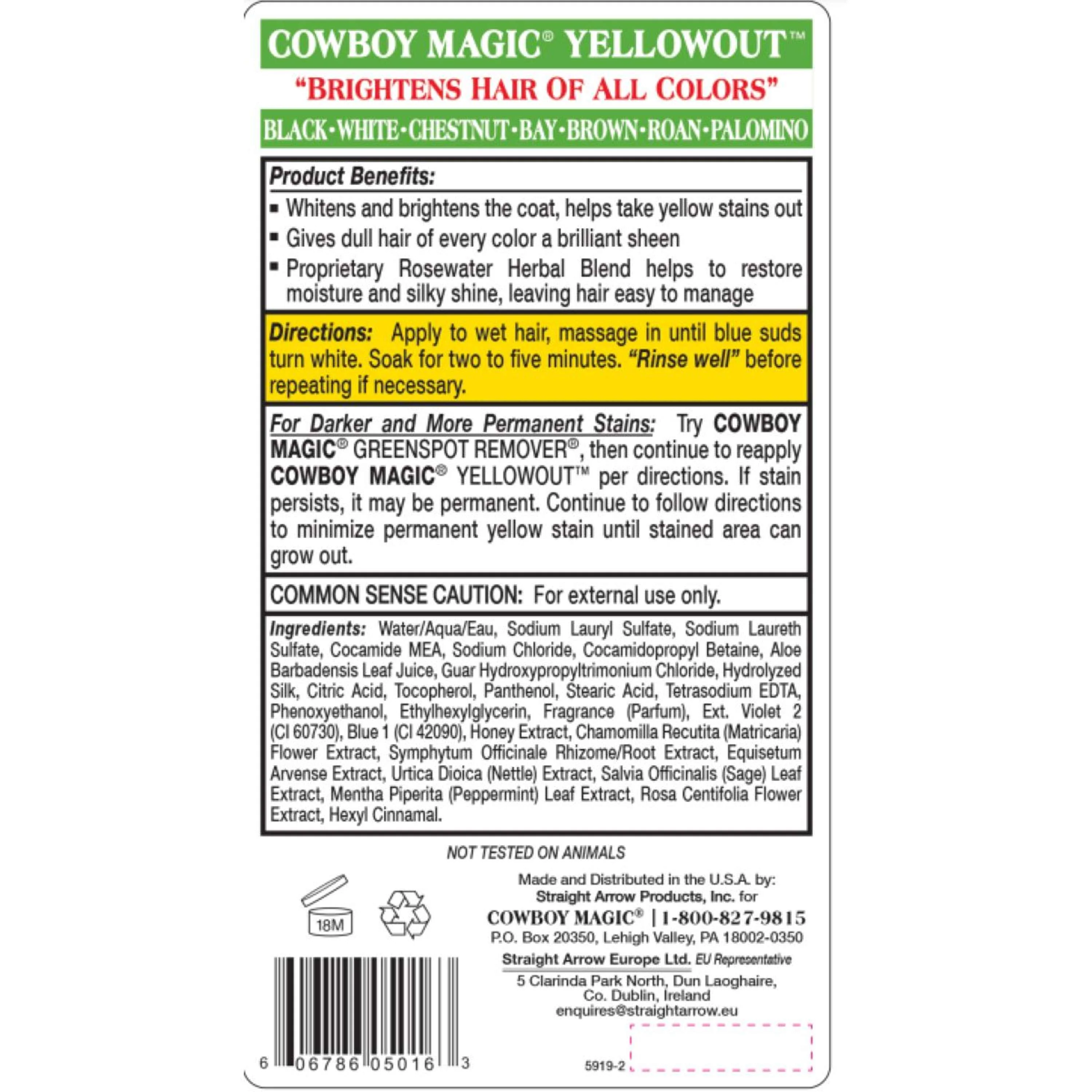 Cowboy Magic Shine In Yellow Out Shampoo - Image 3