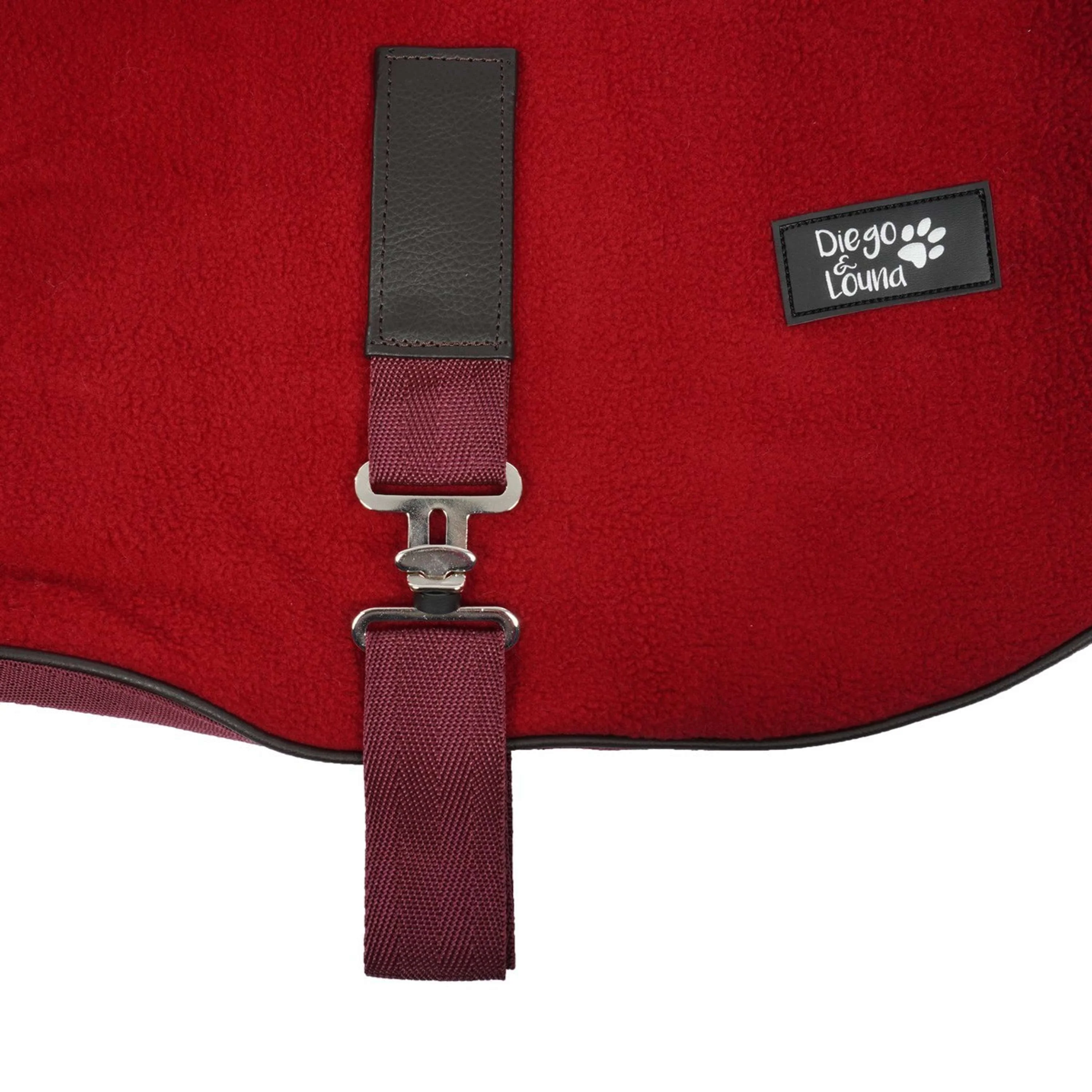 Diego & Louna Couverture pour Chien Polar Bordeaux - Image 8