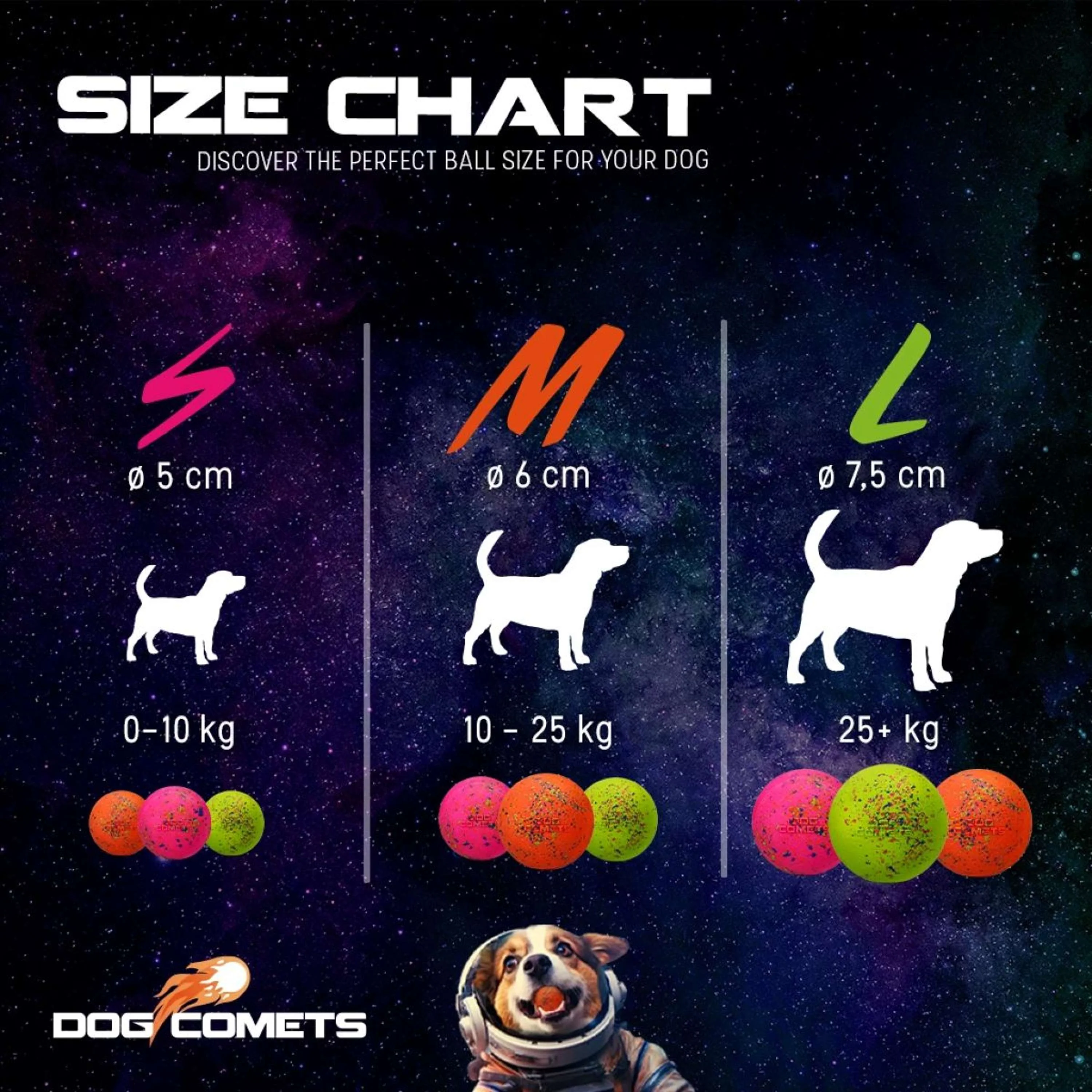 Dog Comets Balle Stardust Vert - Image 3