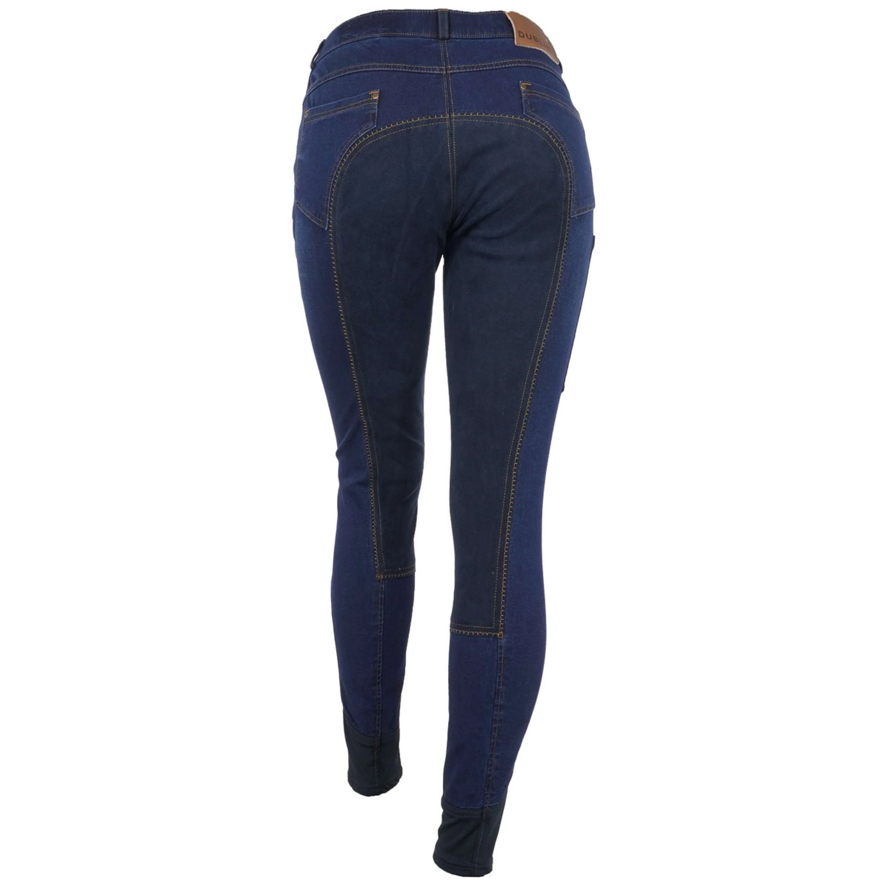 Dublin Pantalon d'Équitation Shona Full Suede Sheet Blue Denim/Navy - Image 3