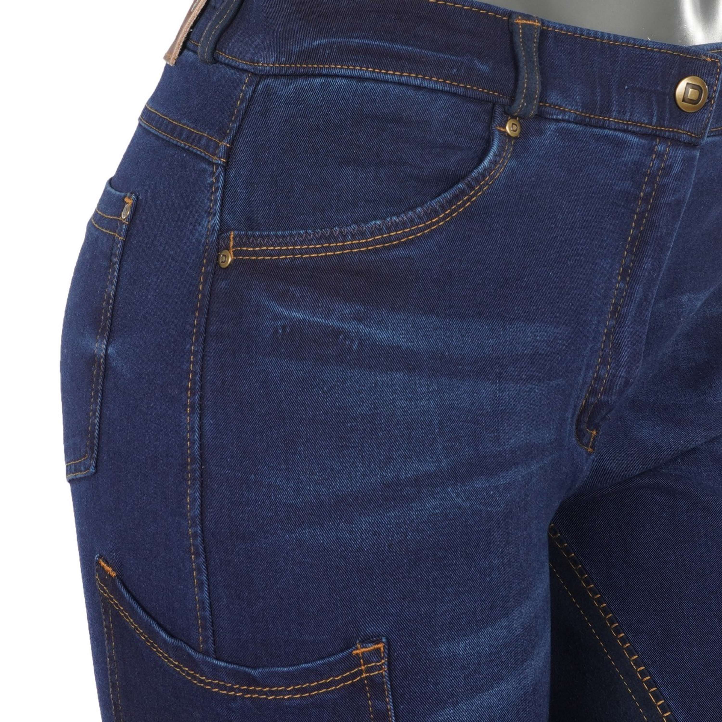 Dublin Pantalon d'Équitation Shona Full Suede Sheet Blue Denim/Navy - Image 8