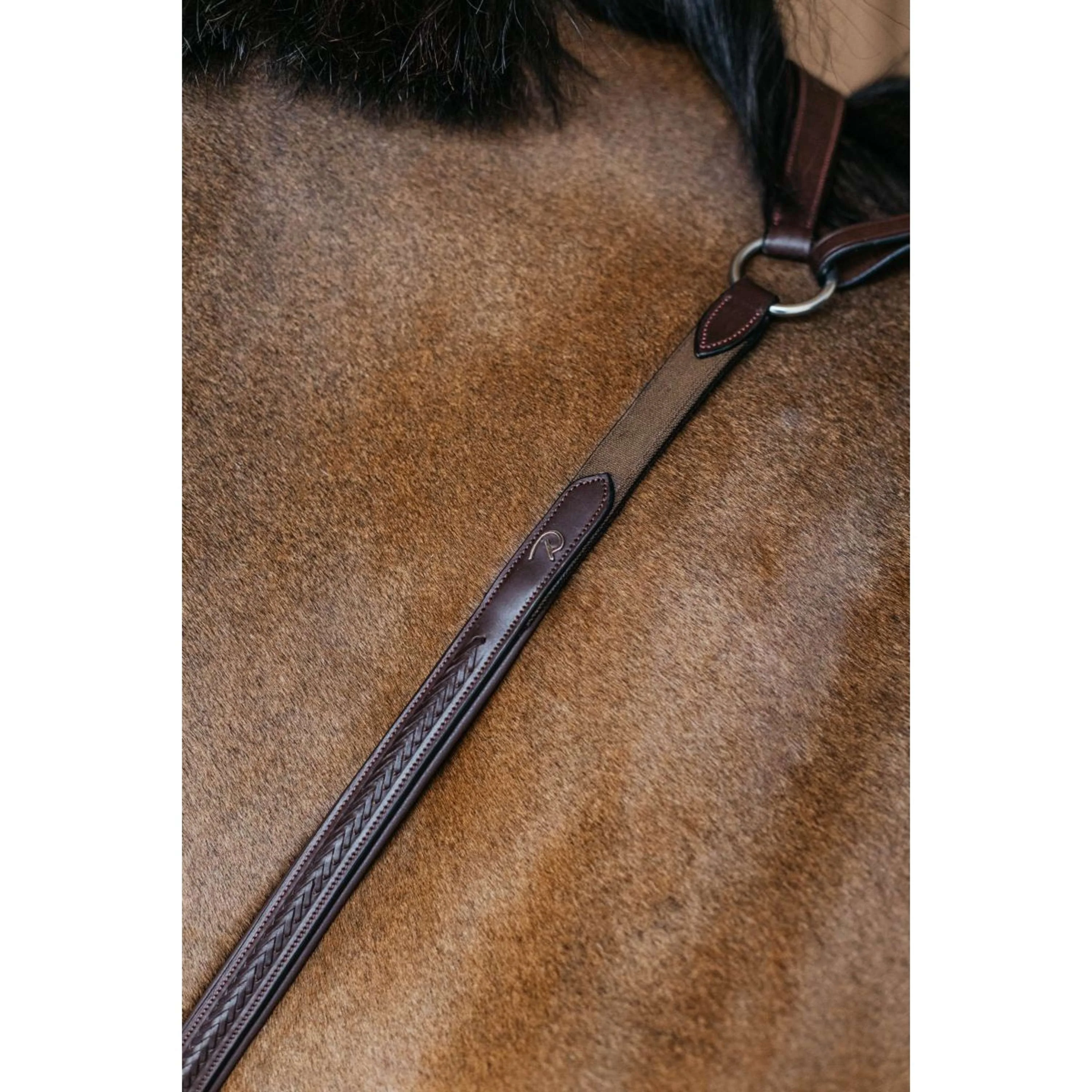 Dyon Collier de Chasse Bridge Tressé Marron - Image 2