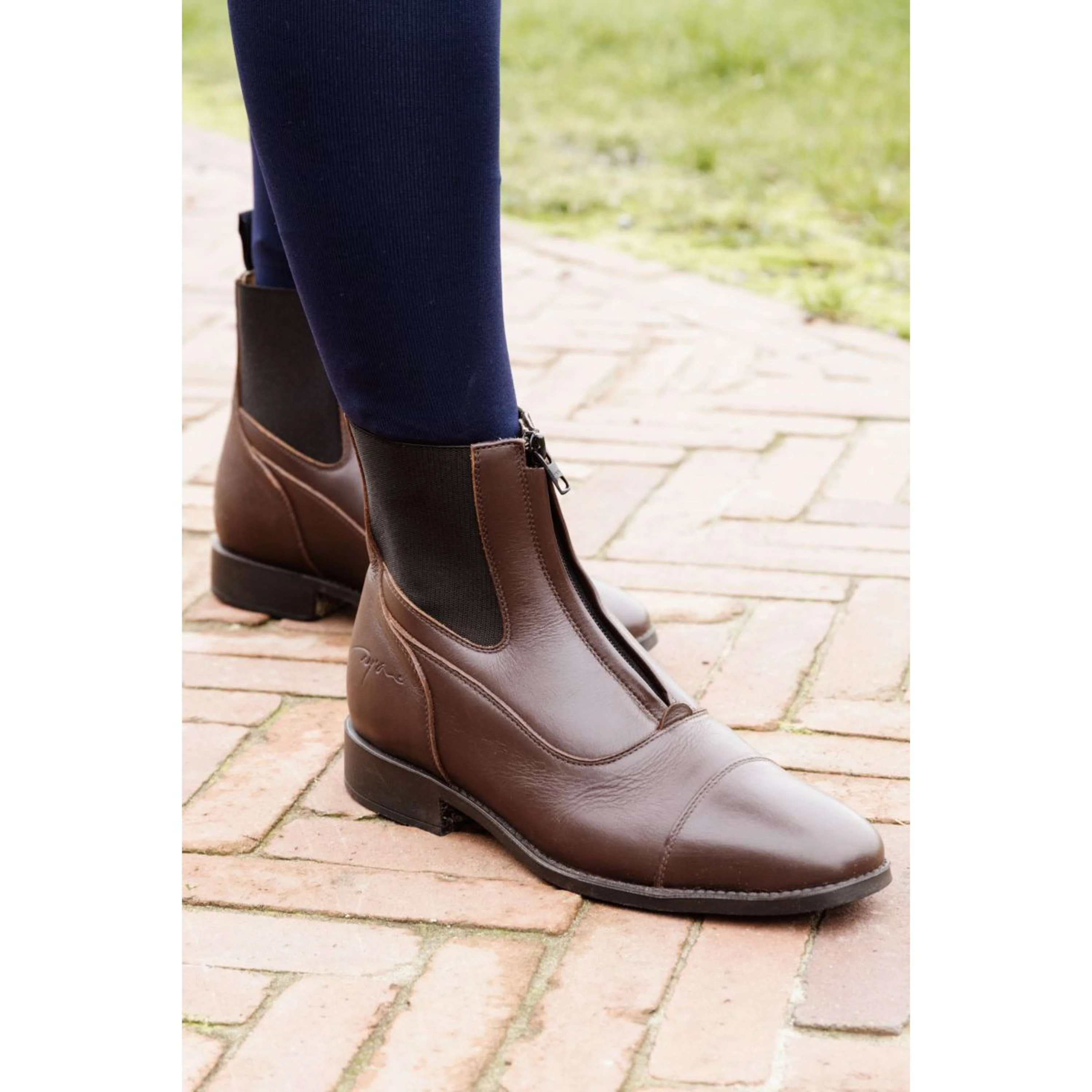 Dyon Jodhpurs Front Zipper Marron - Image 2