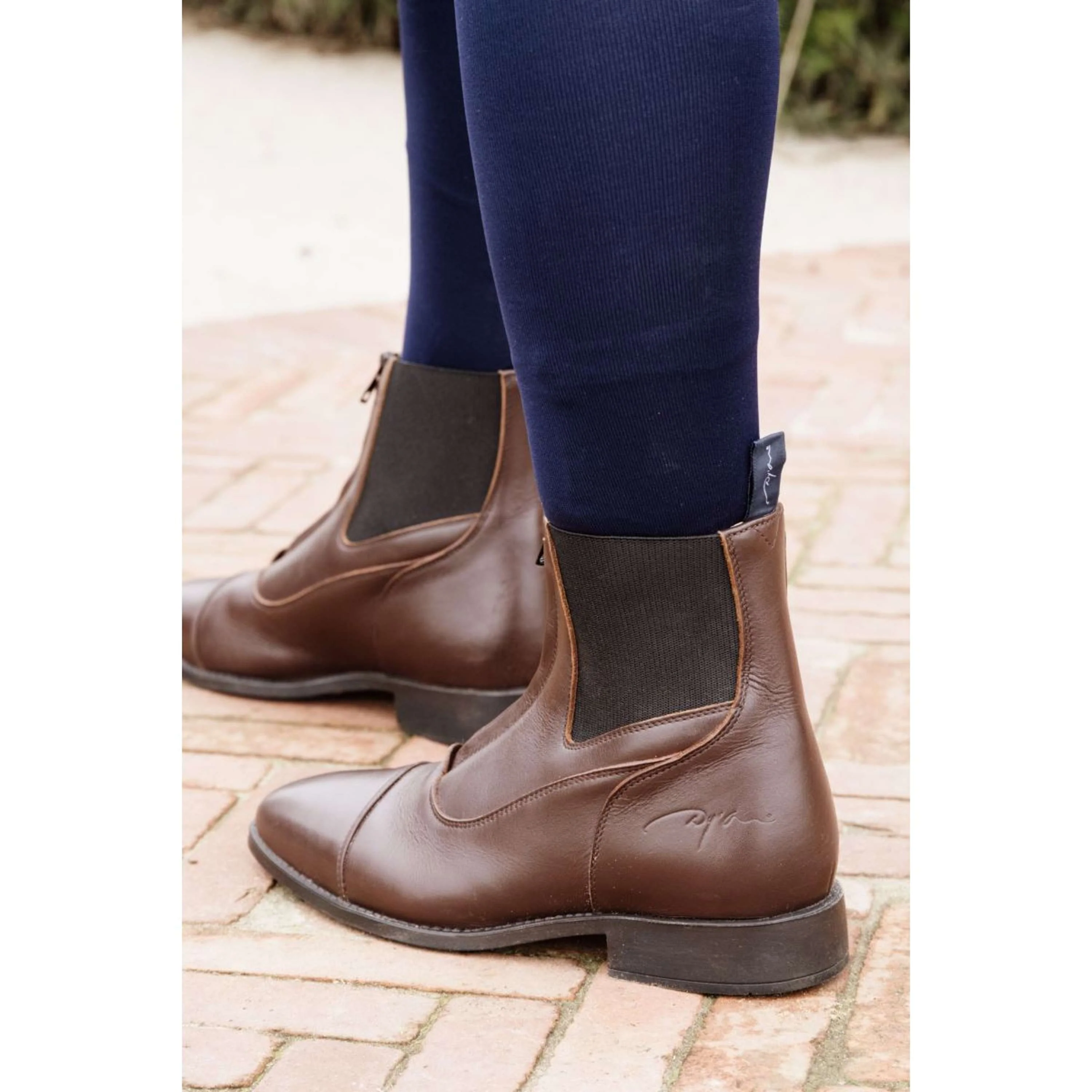 Dyon Jodhpurs Front Zipper Marron - Image 7