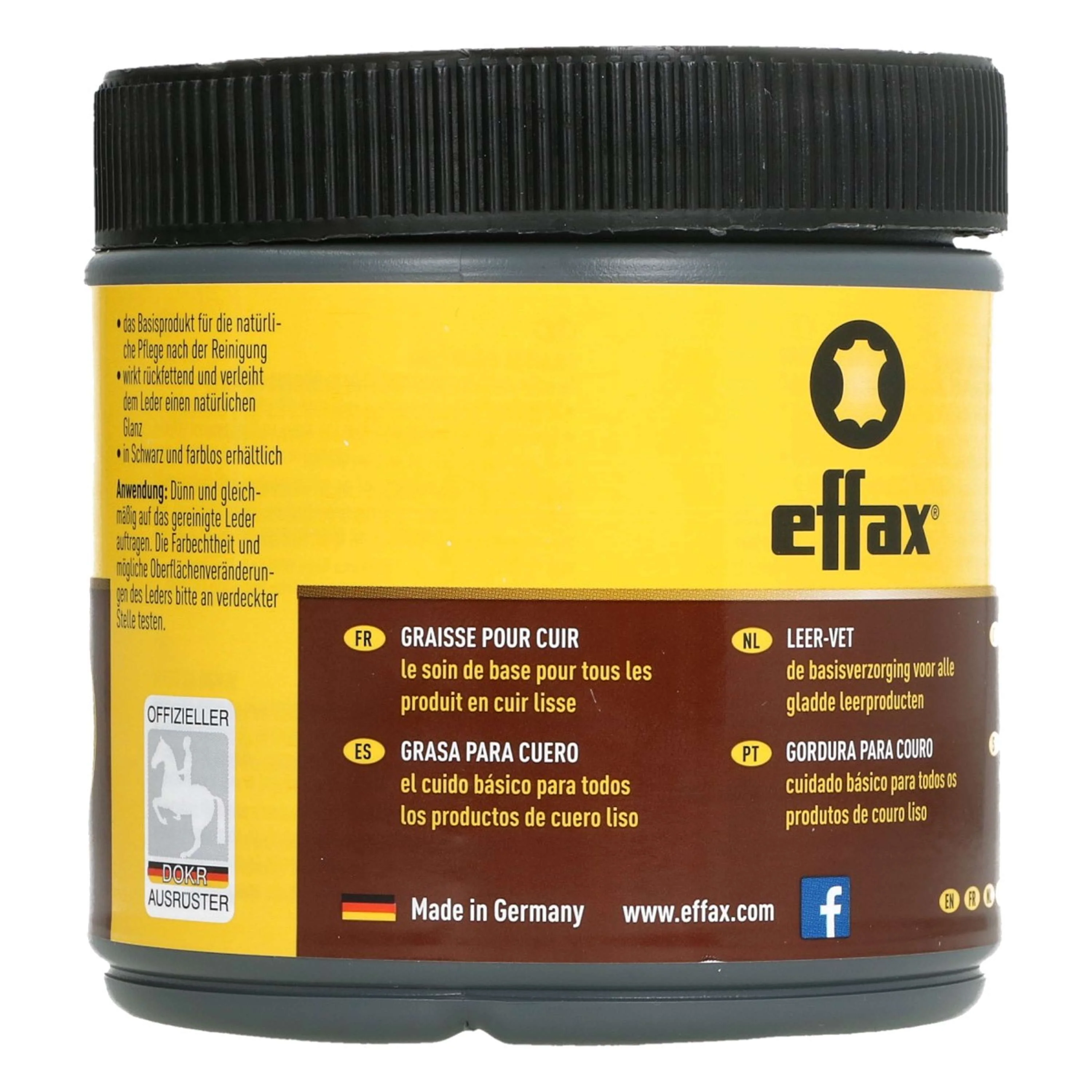 Effax Graisse pour Cuir Noir - Image 3
