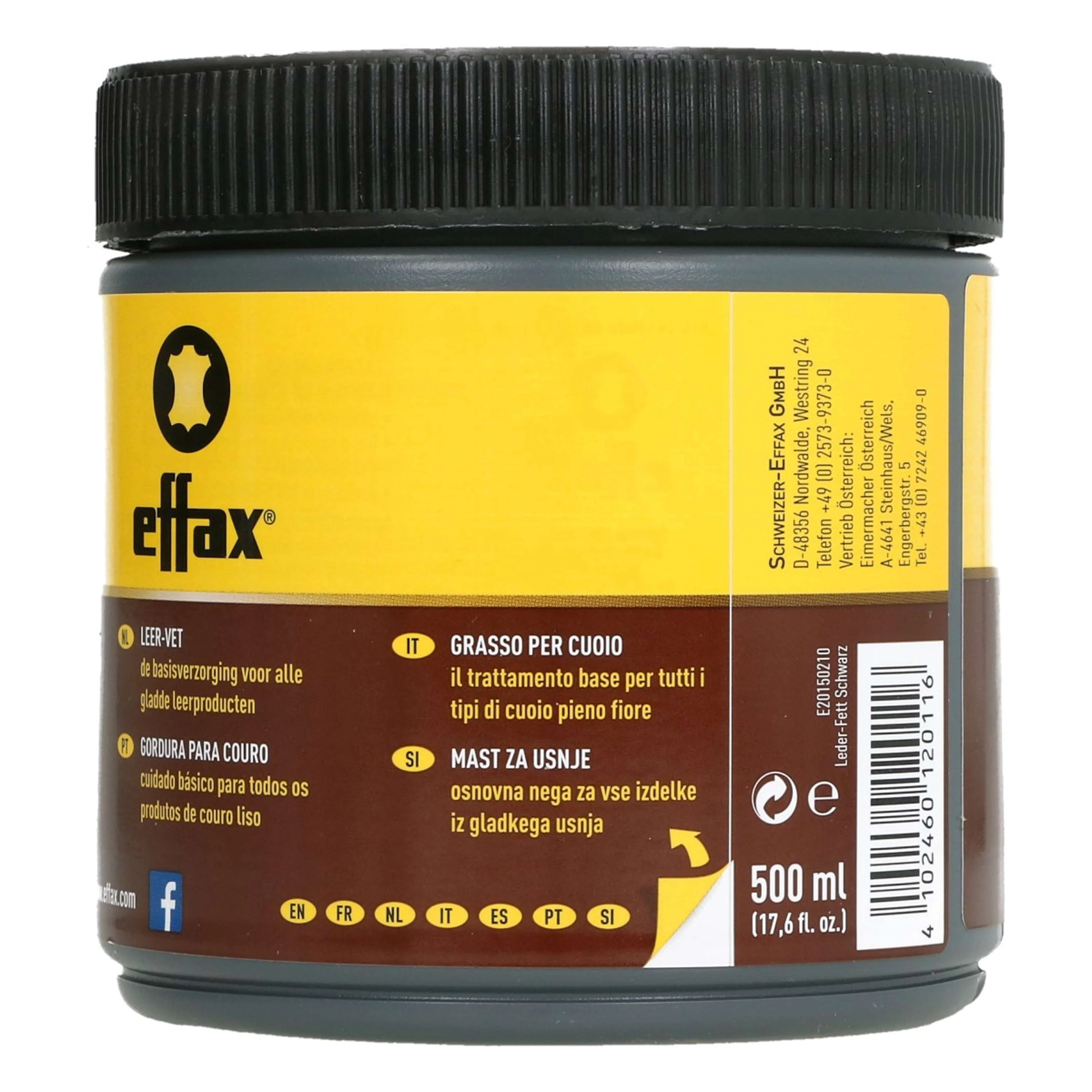 Effax Graisse pour Cuir Noir - Image 5