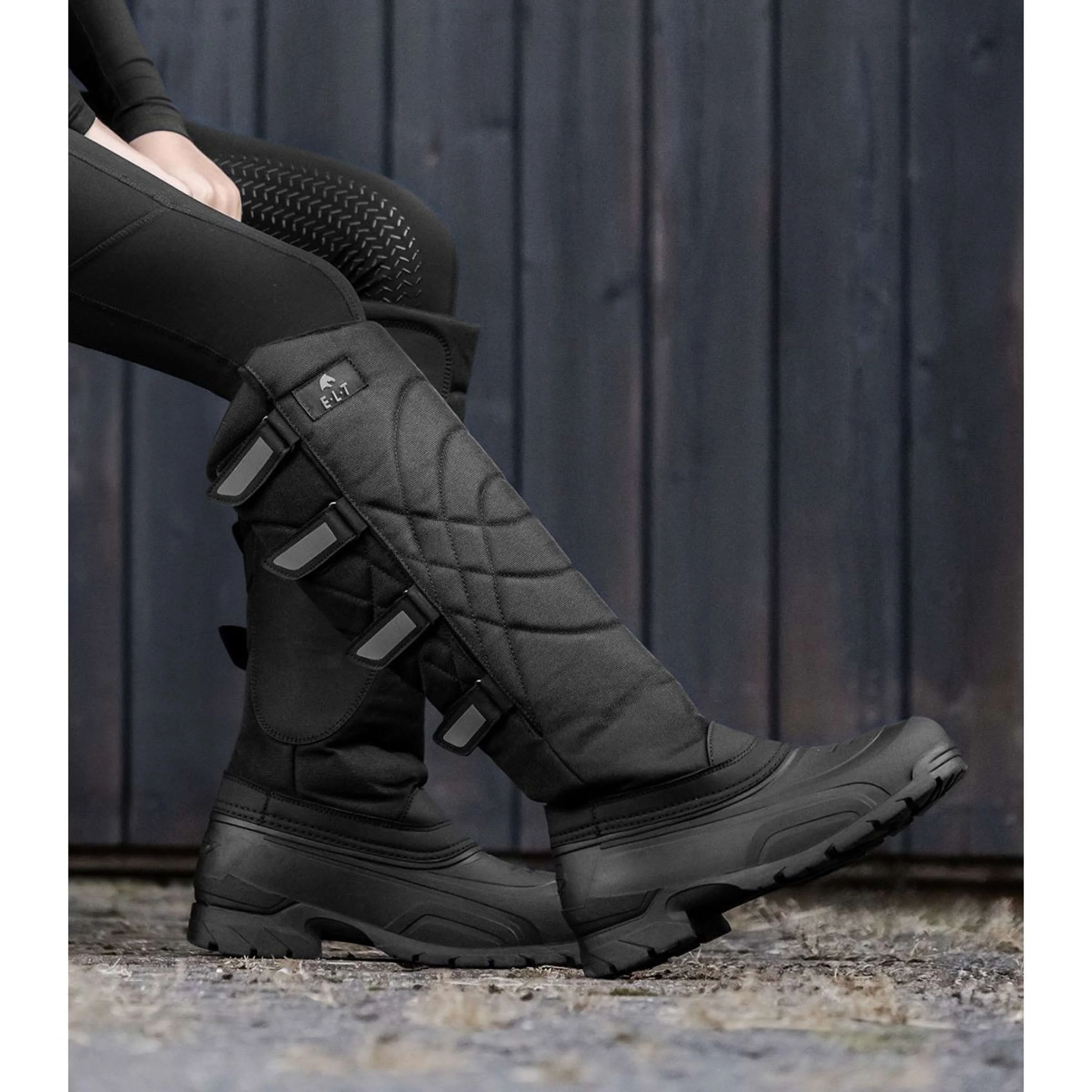 ELT Bottes d'Équitation d'Hiver Essential Noir - Image 4