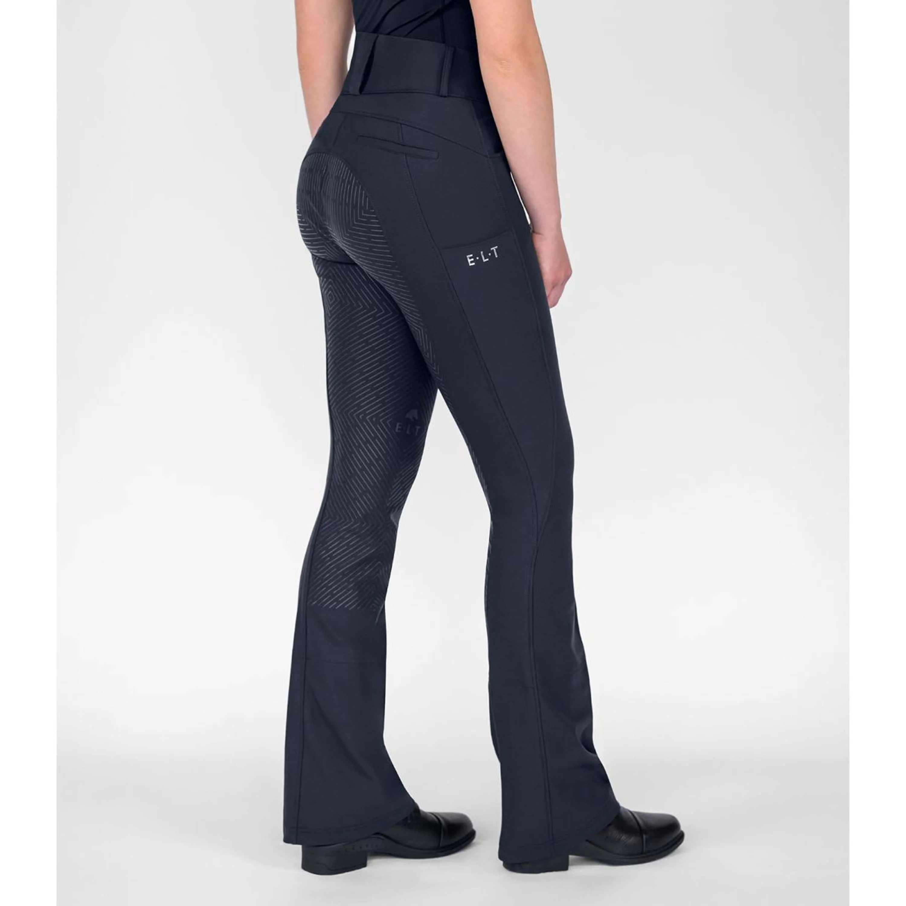 ELT Culotte d'Équitation Jodhpur Comfort Ride silicone Bleu profond - Image 2