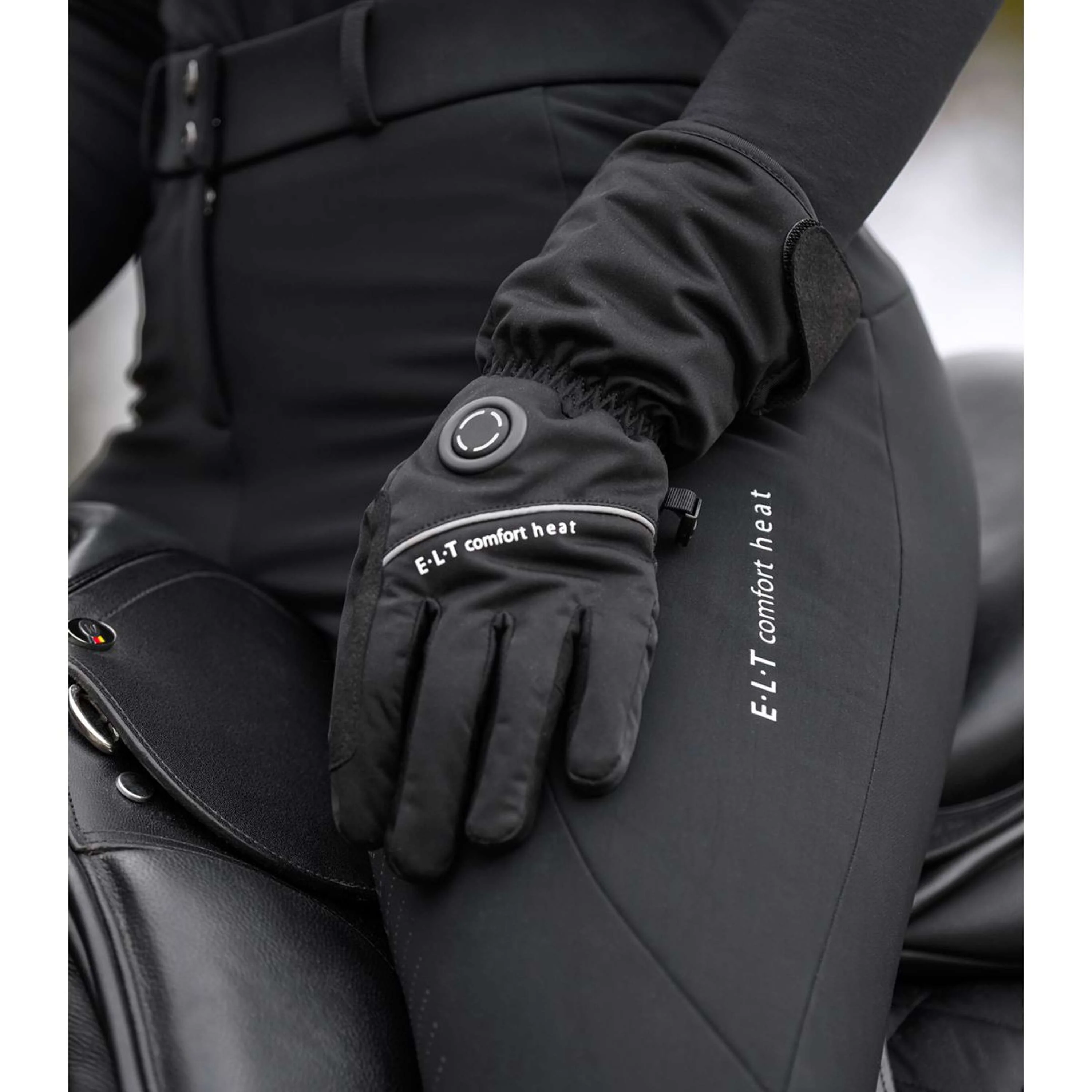 ELT Gants d'Équitation Heated Comfort Noir - Image 2