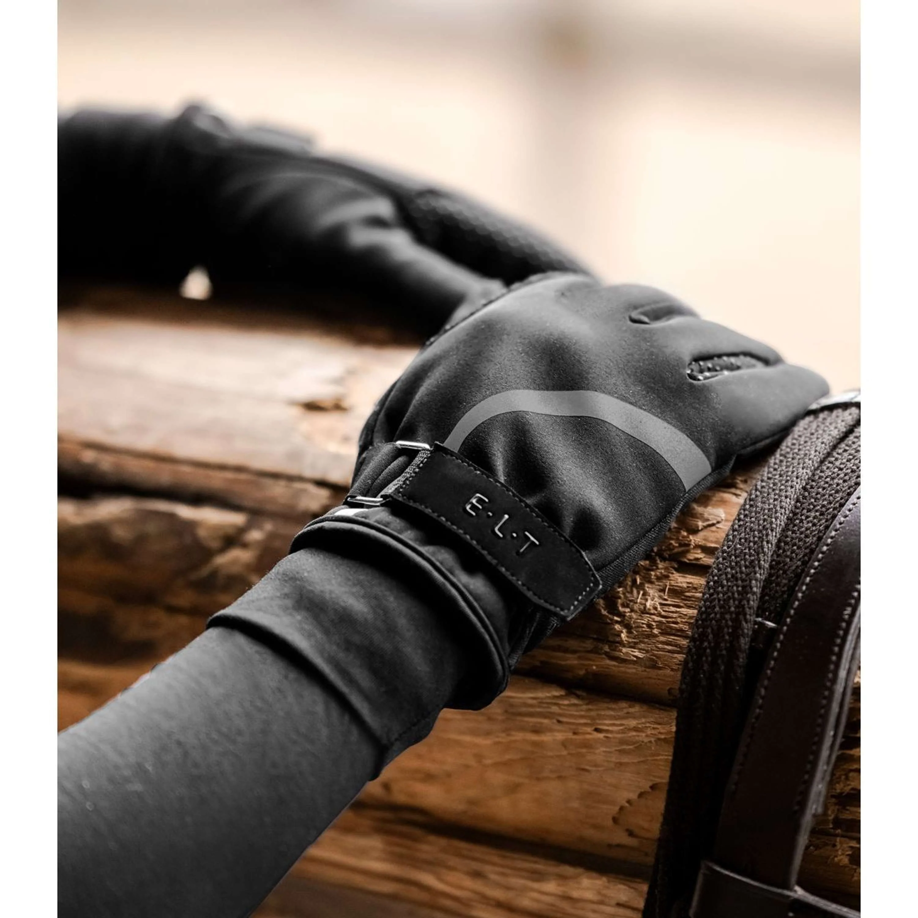 ELT Gants d'Équitation Locarno Noir - Image 3