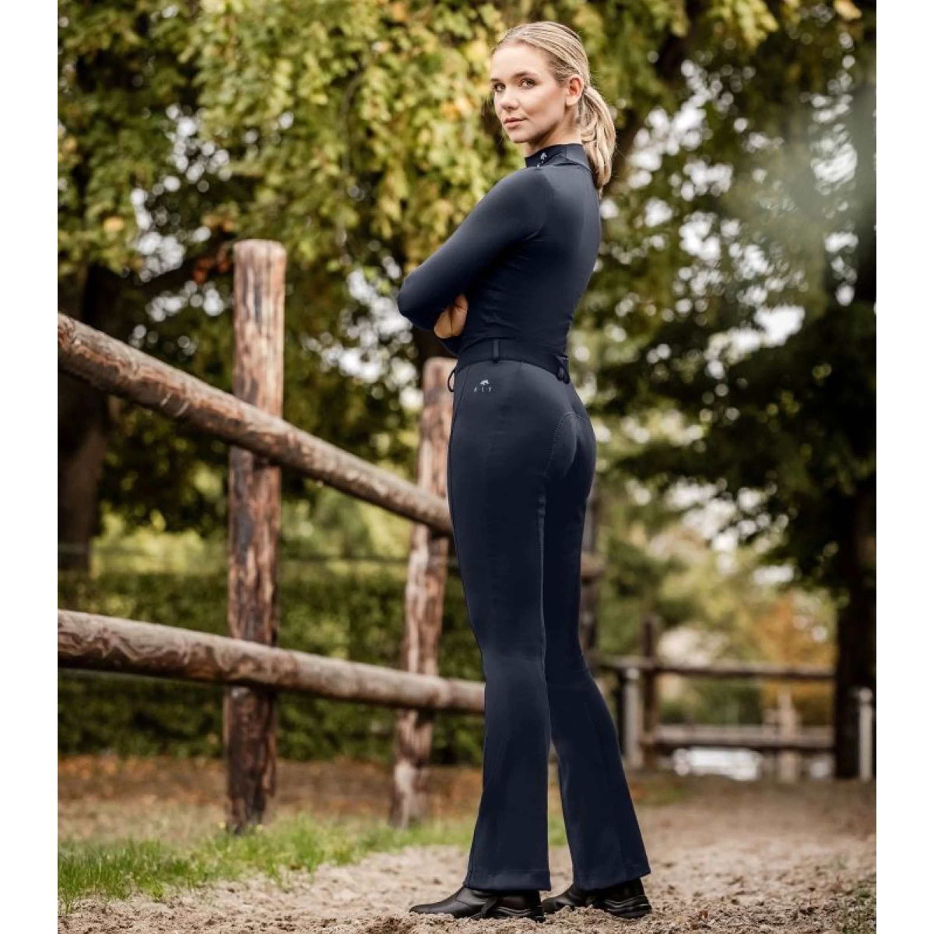 ELT Jodhpur Rijbroek Pantalon d'Équitation Jodhpur Essential Bleu profond - Image 3