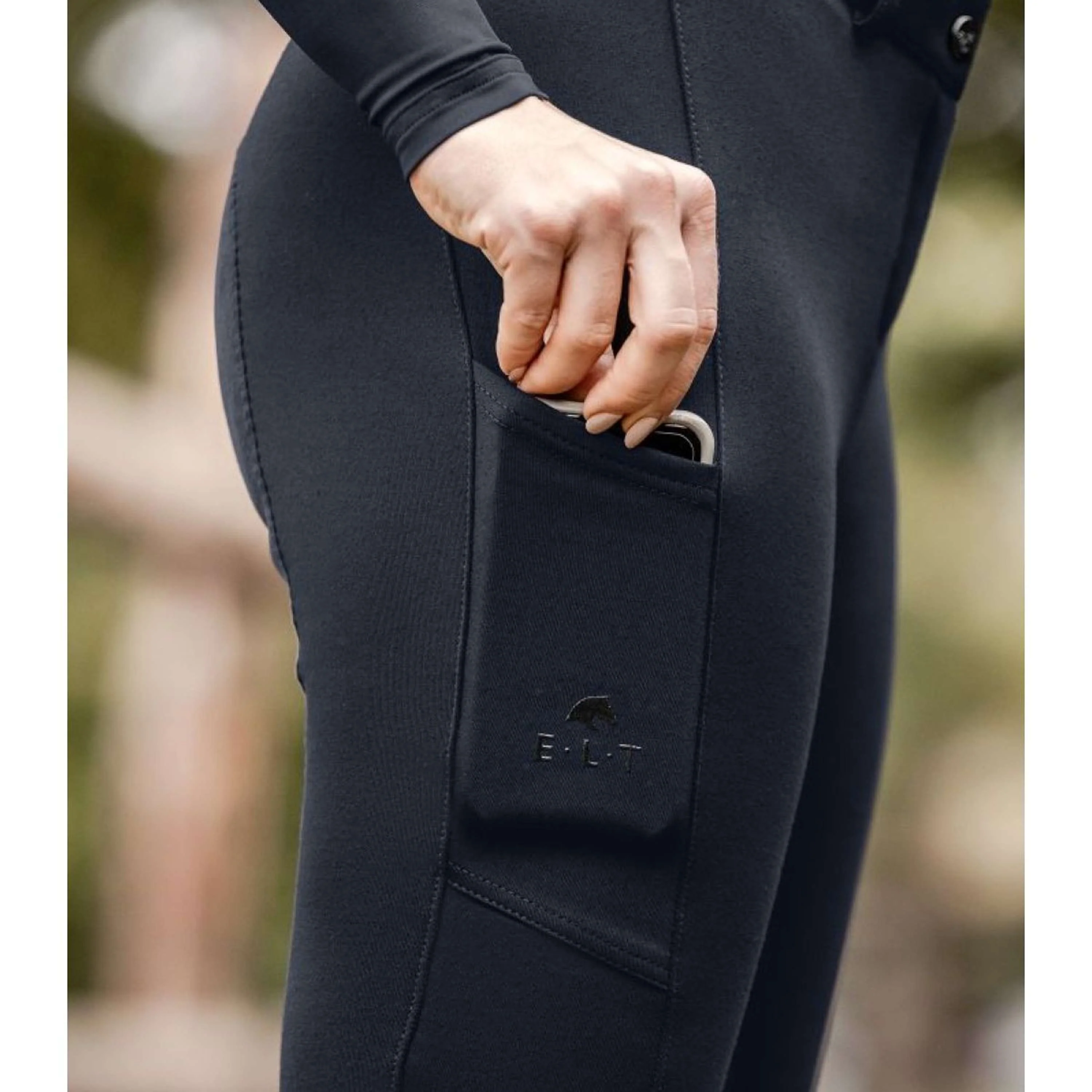 ELT Jodhpur Rijbroek Pantalon d'Équitation Jodhpur Essential Bleu profond - Image 4