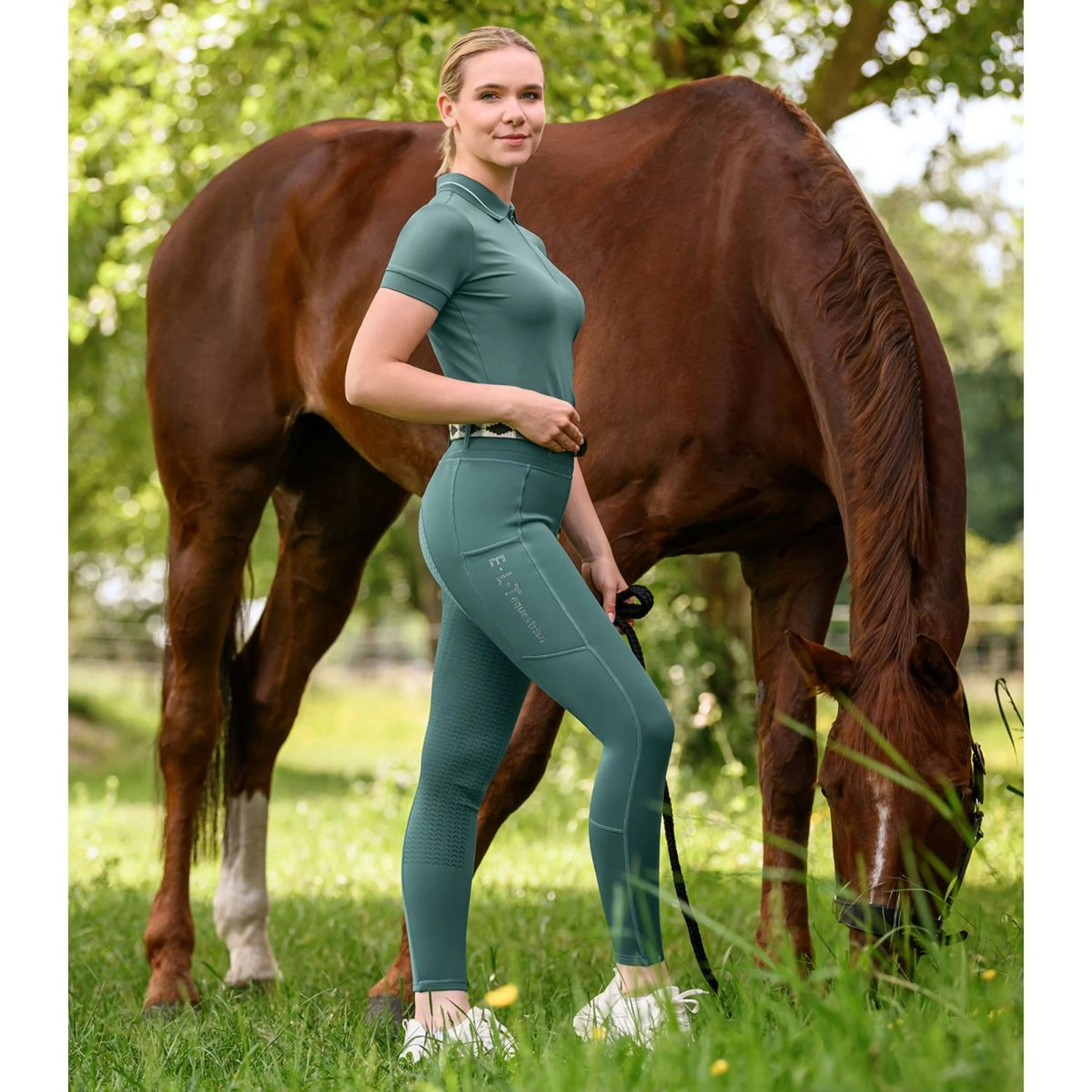 ELT Legging d'Équitation Ella Glam Pine Green - Image 4