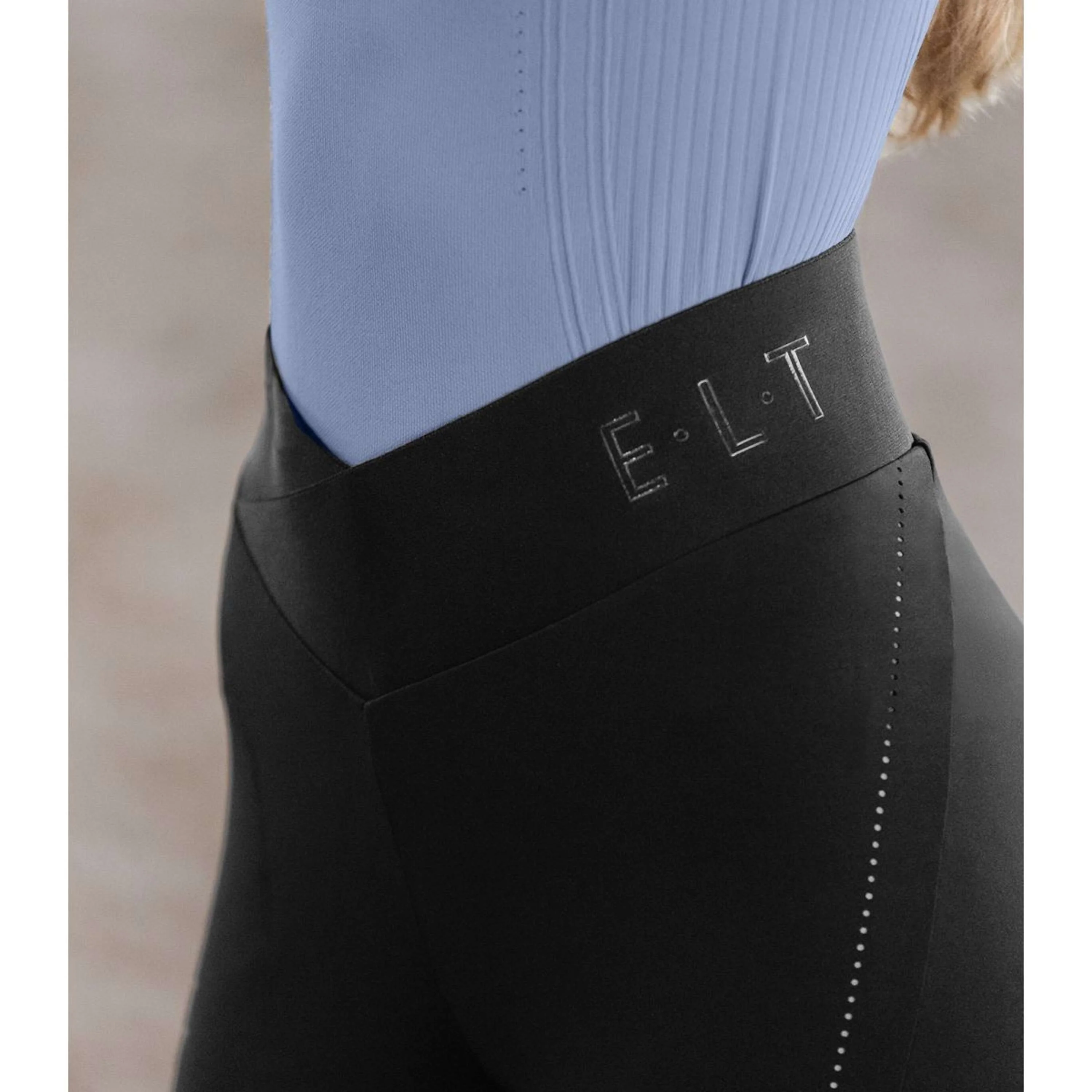 ELT Legging d'Équitation Pia Enfants Noir - Image 4