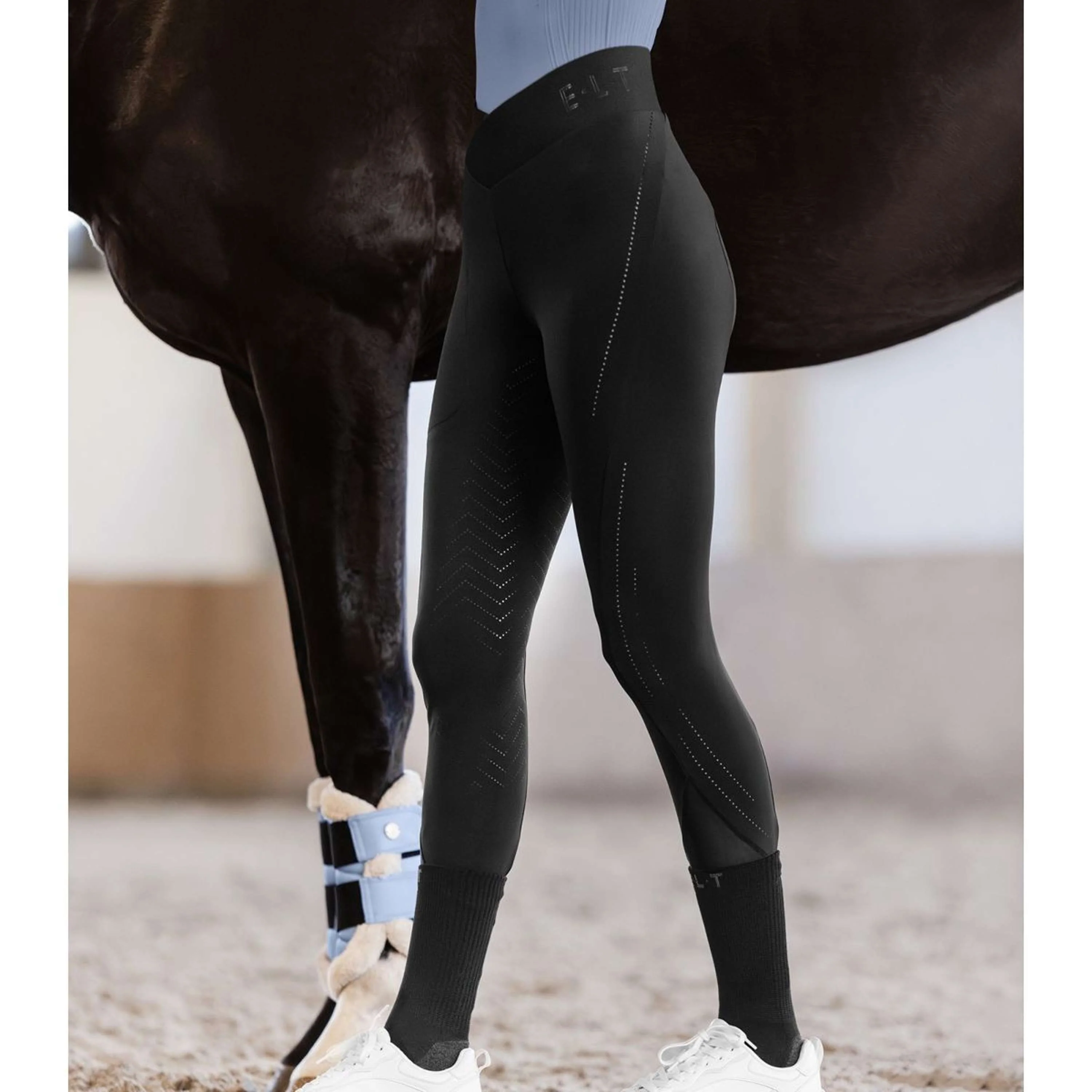 ELT Legging d'Équitation Pia Femme Noir - Image 3