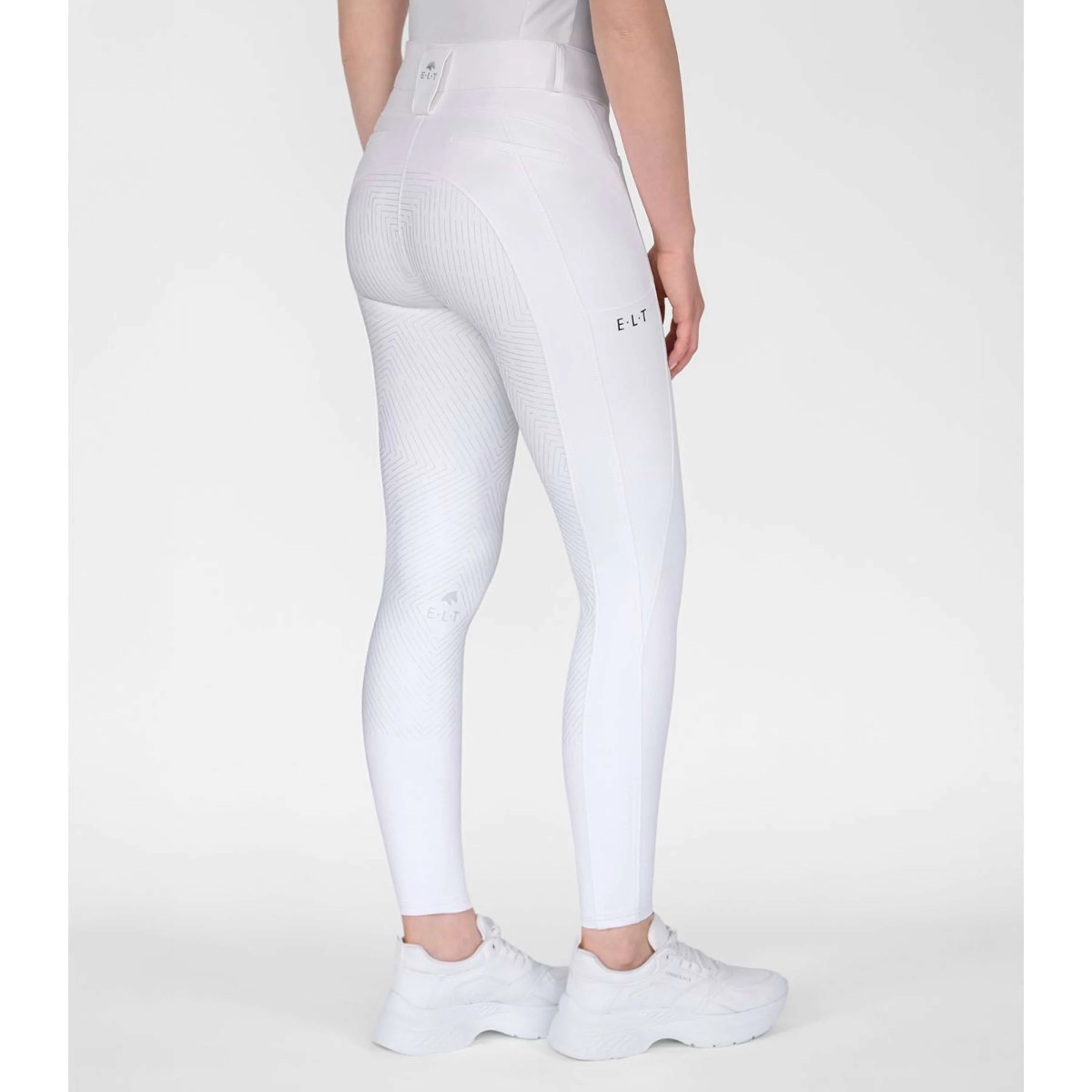 ELT Pantalon d'Équitation Comfort Ride silicone Blanc - Image 2