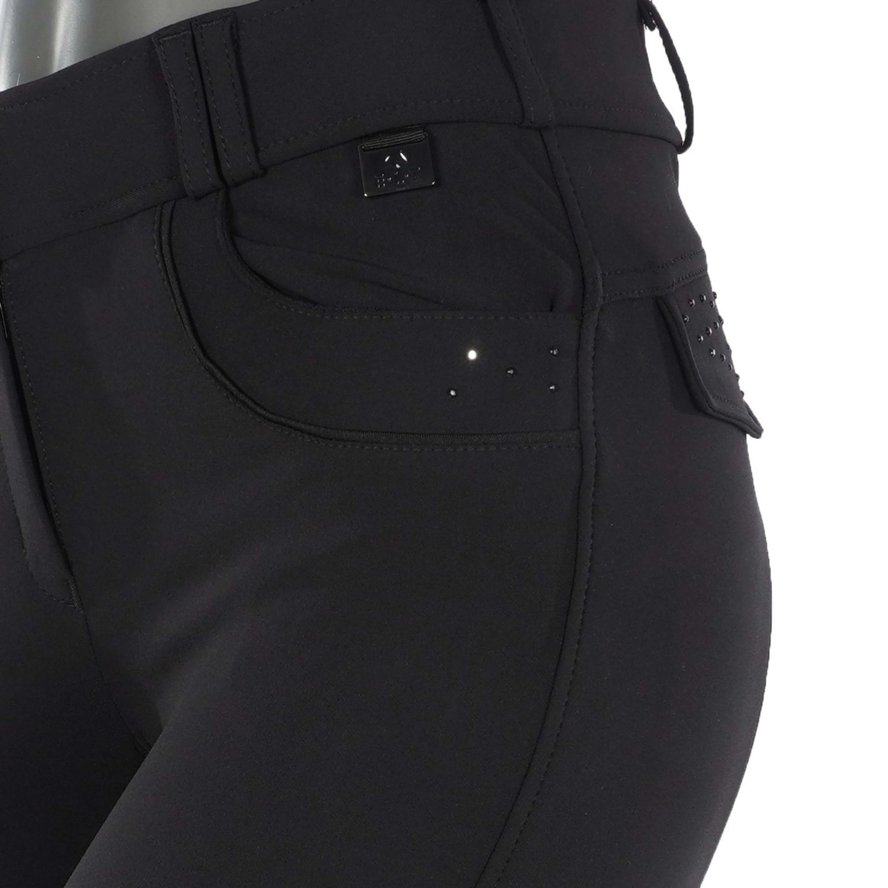 ELT Pantalon d'Équitation Kassandra Taille Haute Noir - Image 7