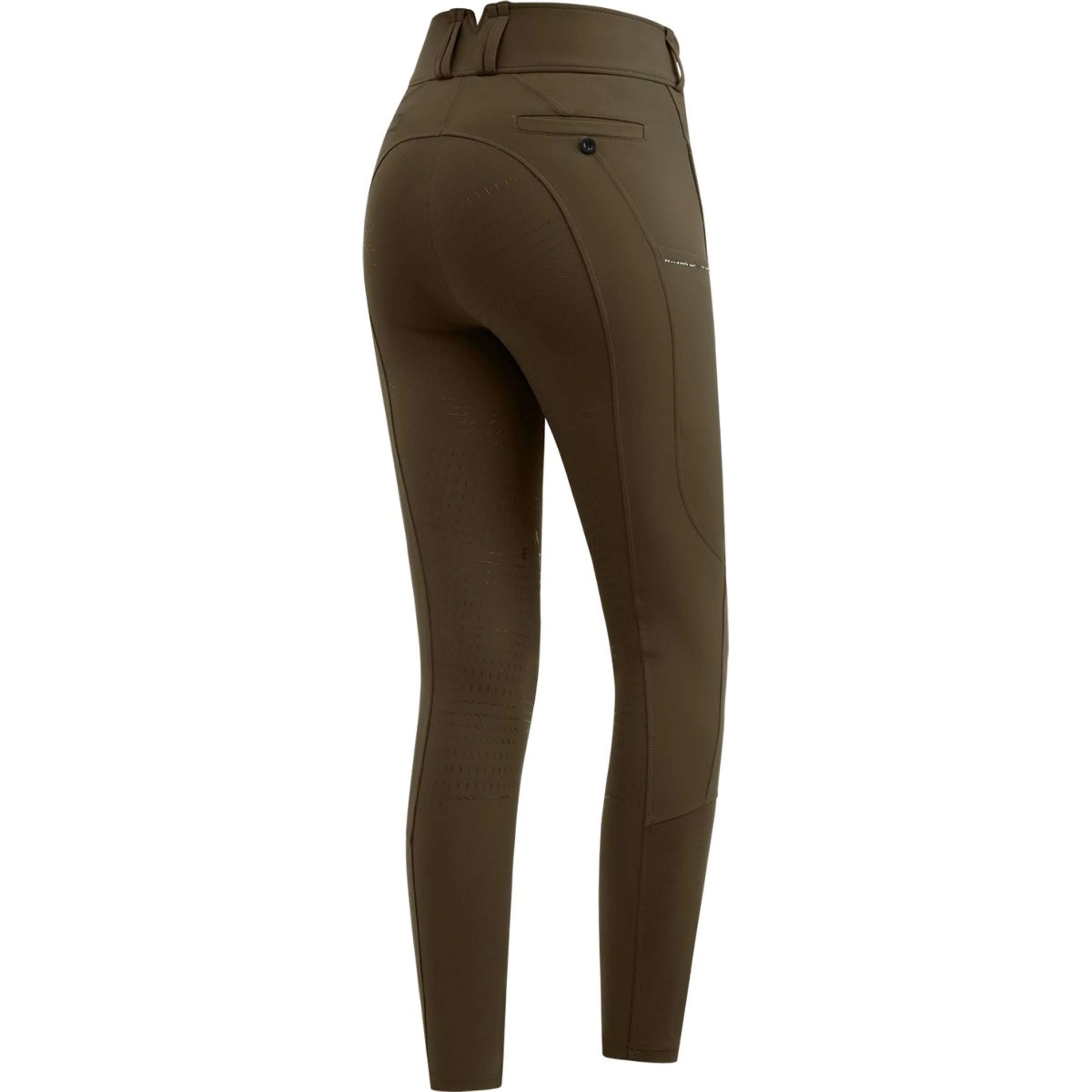ELT Pantalon d'Équitation Mathilda Glam High Waist Vert/Marron - Image 3