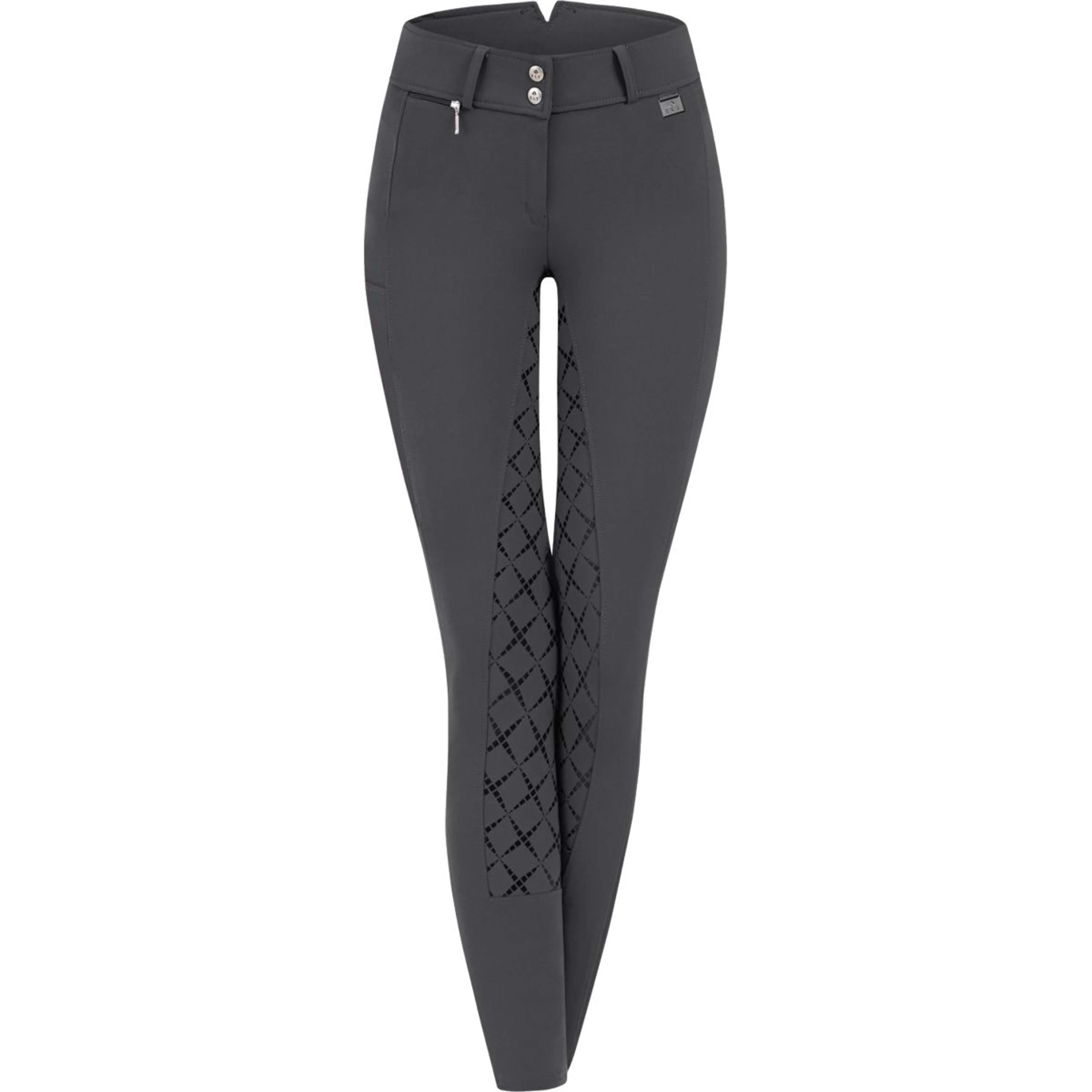 ELT Pantalon d'Équitation Micro Sport High Waist Silicone Asphalt - Image 2