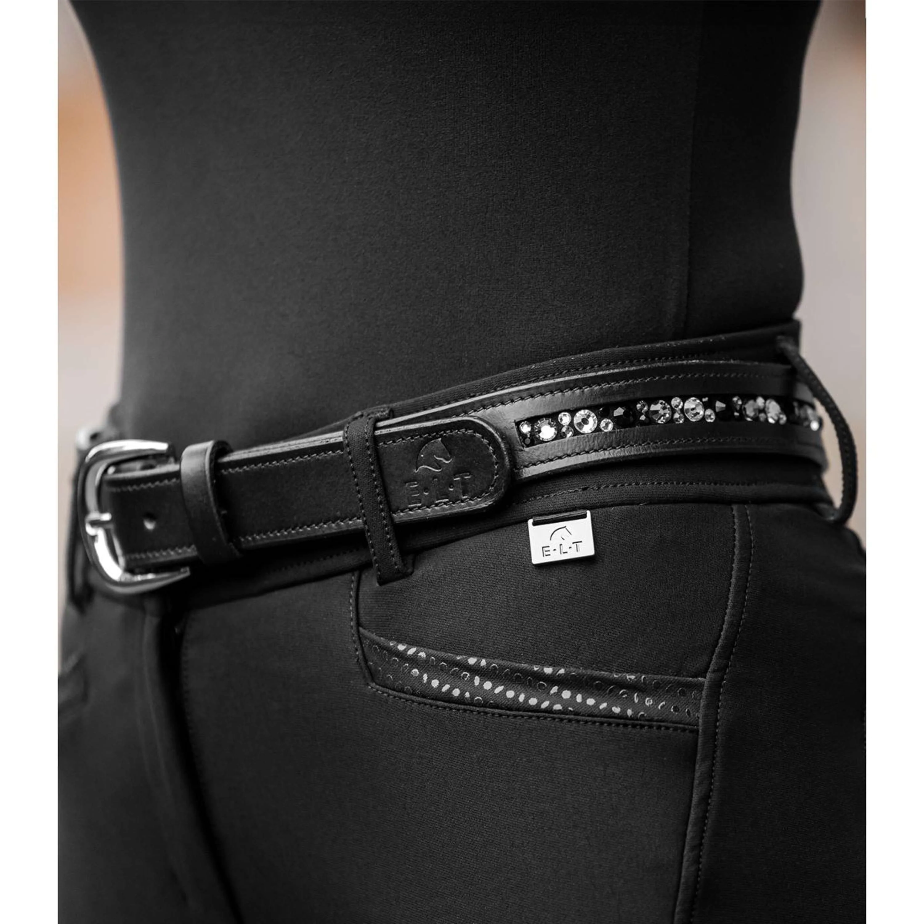 ELT Pantalon d'Équitation Oktavia Silicone Noir - Image 3