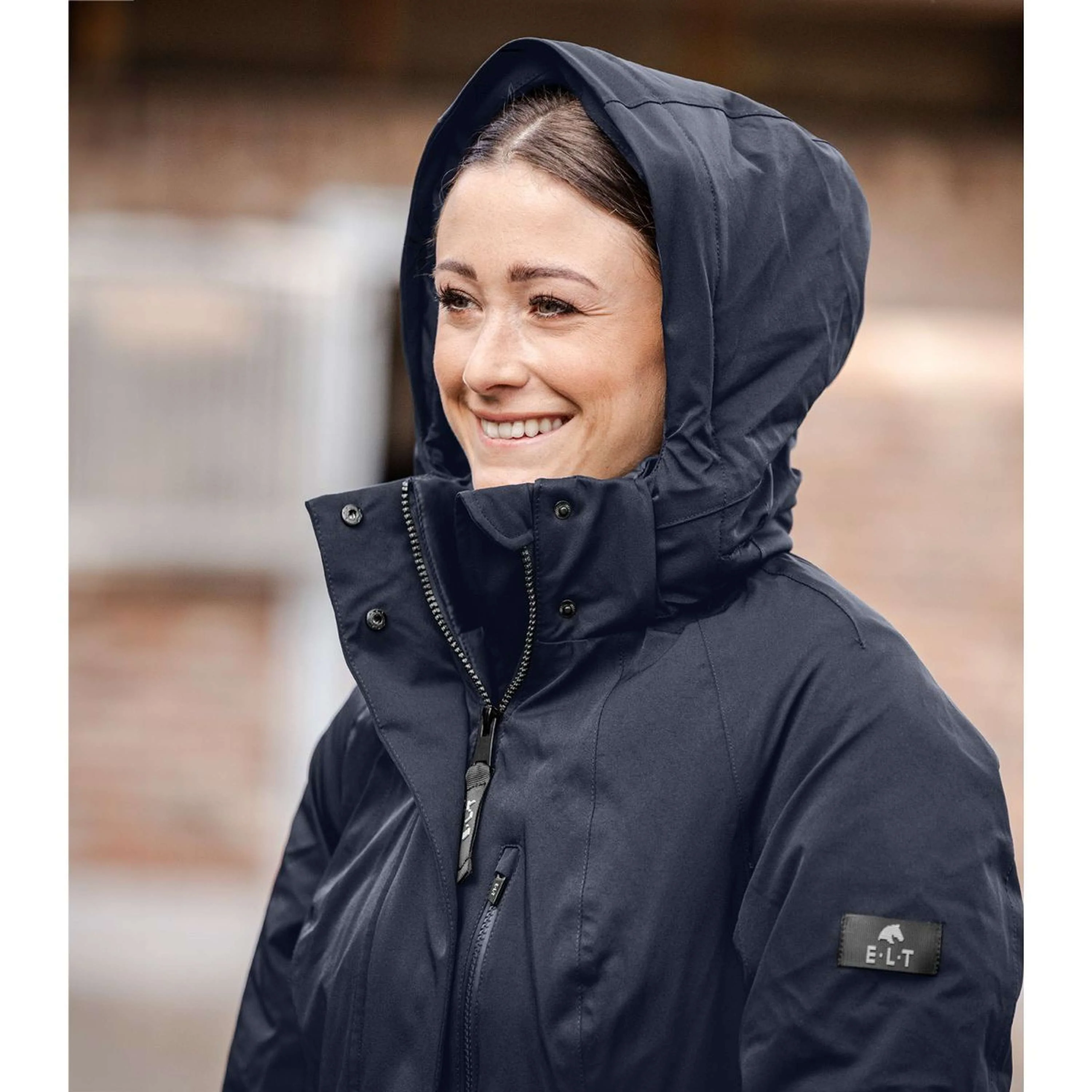 ELT Veste Longue Opal Bleu Profond - Image 5