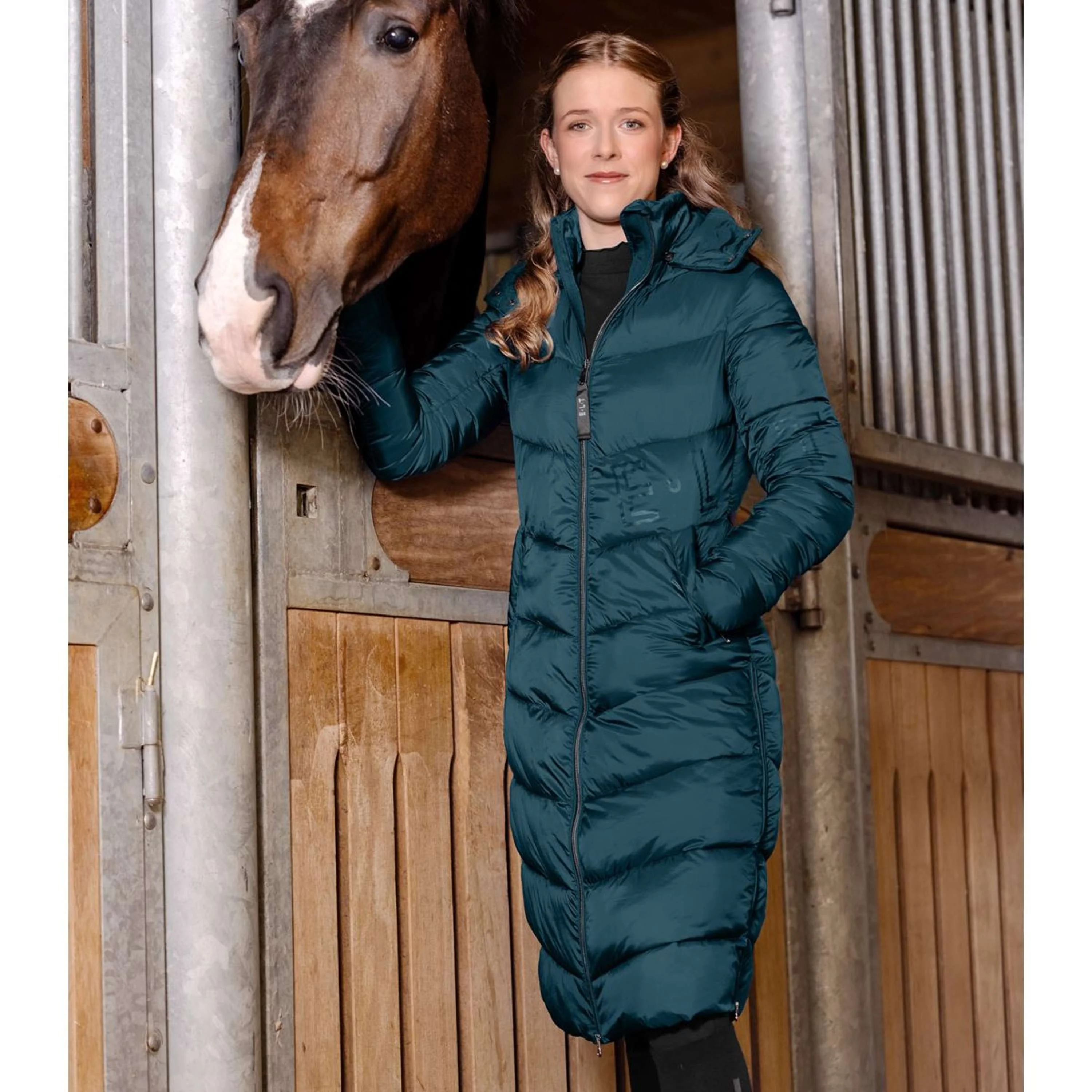 ELT Veste Longue Oslo Petrol Blue - Image 2
