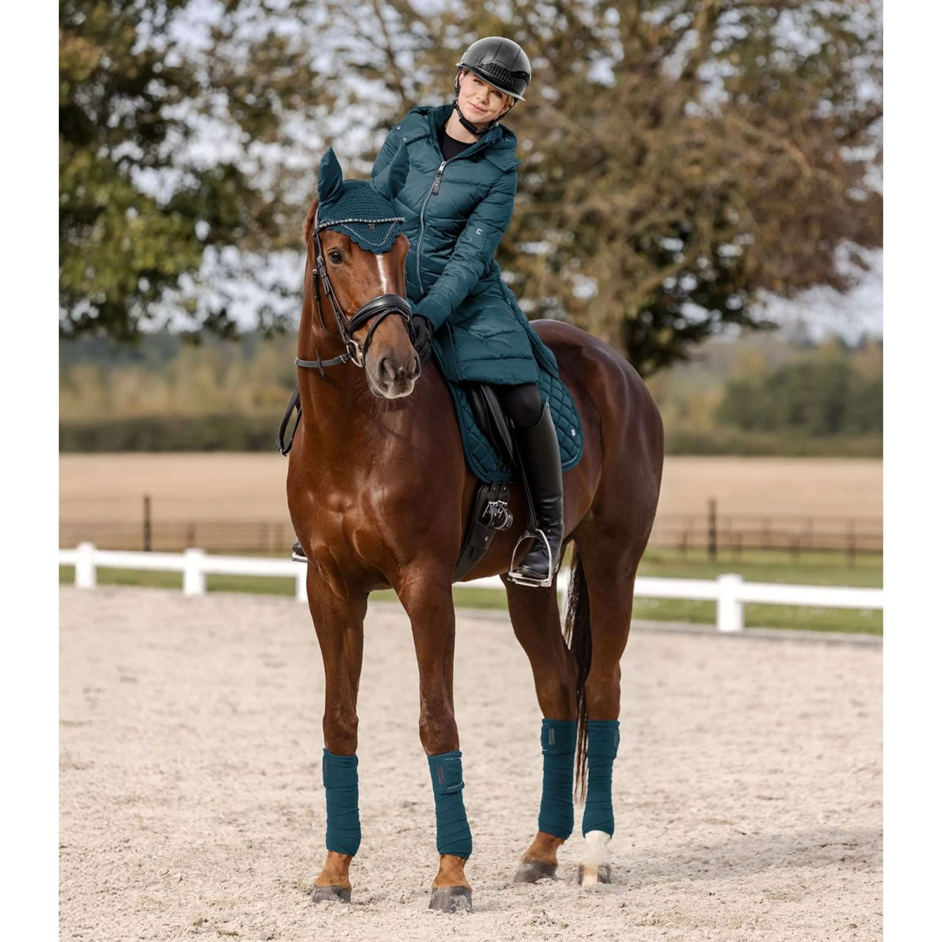 ELT Veste Longue Oslo Petrol Blue - Image 3