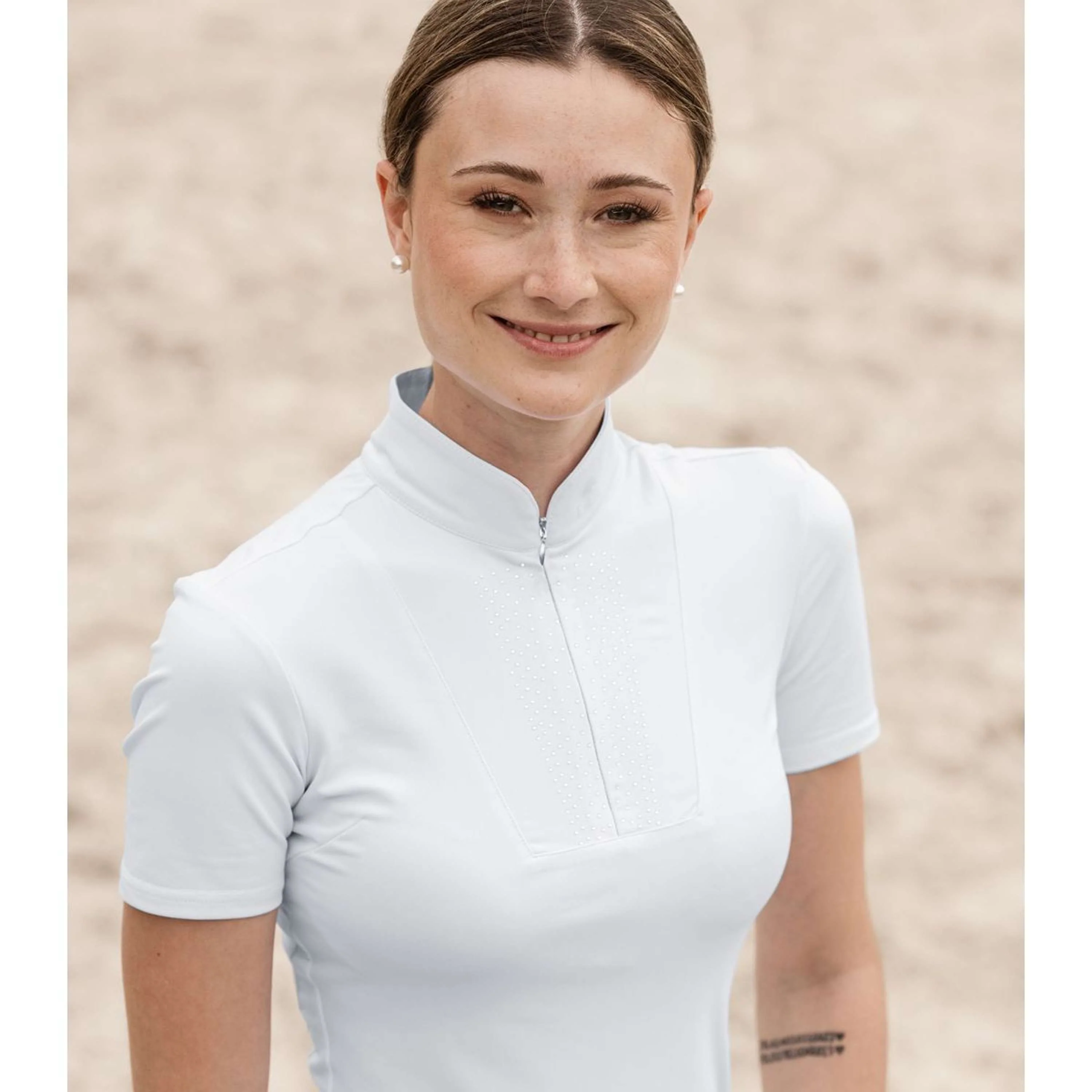 ELT Wedstrijdshirt T-shirt de Concours Paola Blanc - Image 4