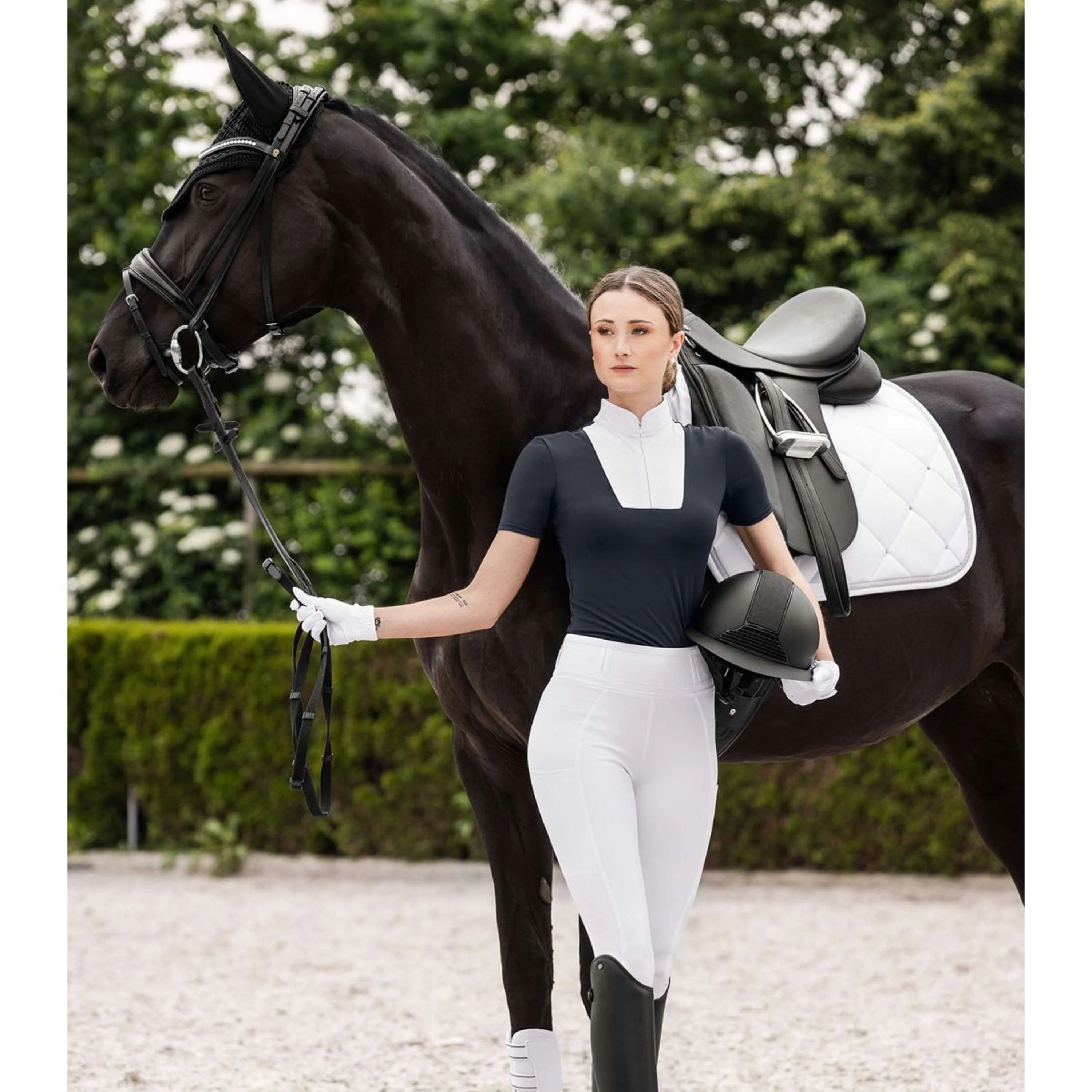ELT Wedstrijdshirt T-shirt de Concours Paola Bleu profond - Image 4