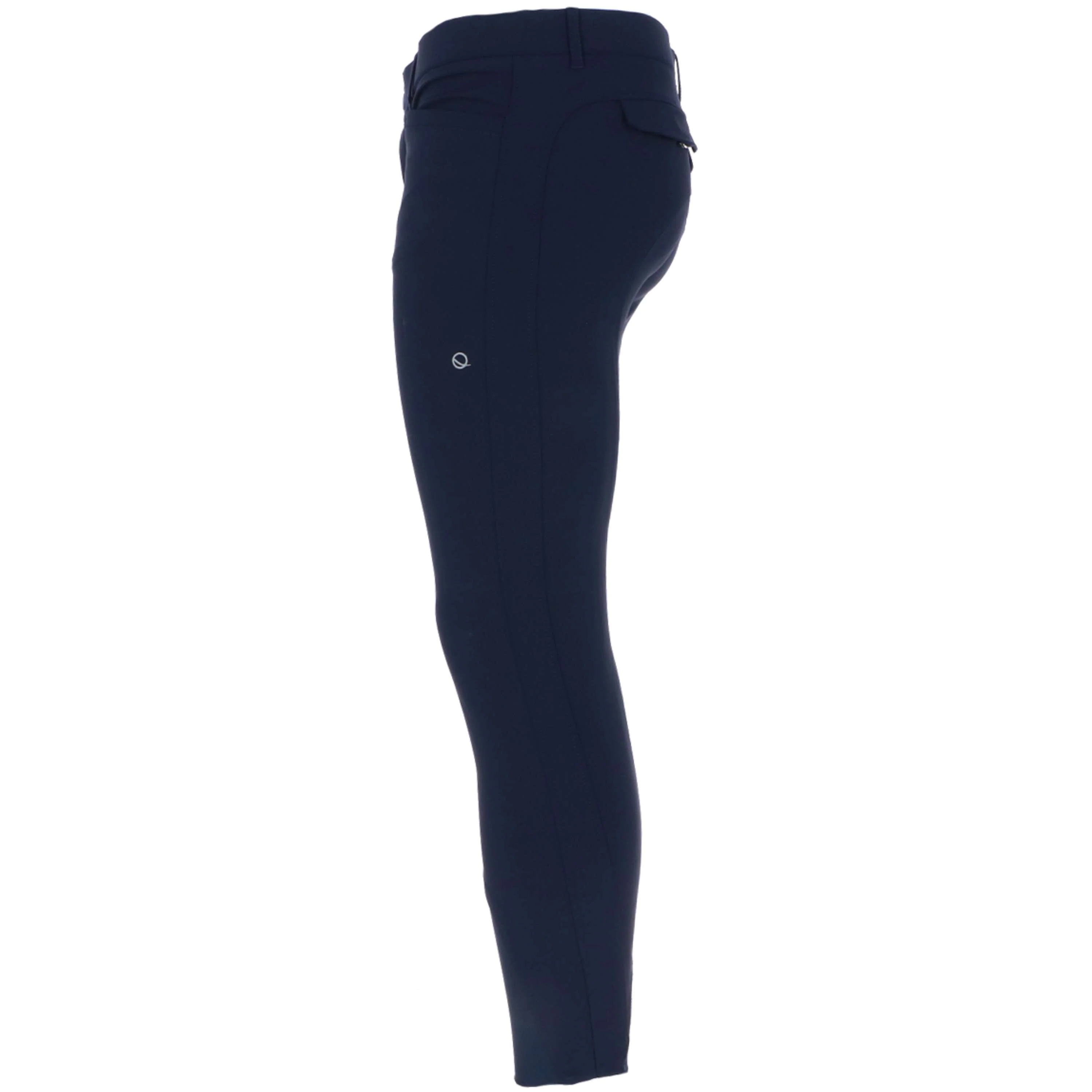 EQODE by Equiline Pantalon d'Équitation Davis Hommes Prise de Genou Bleu - Image 2