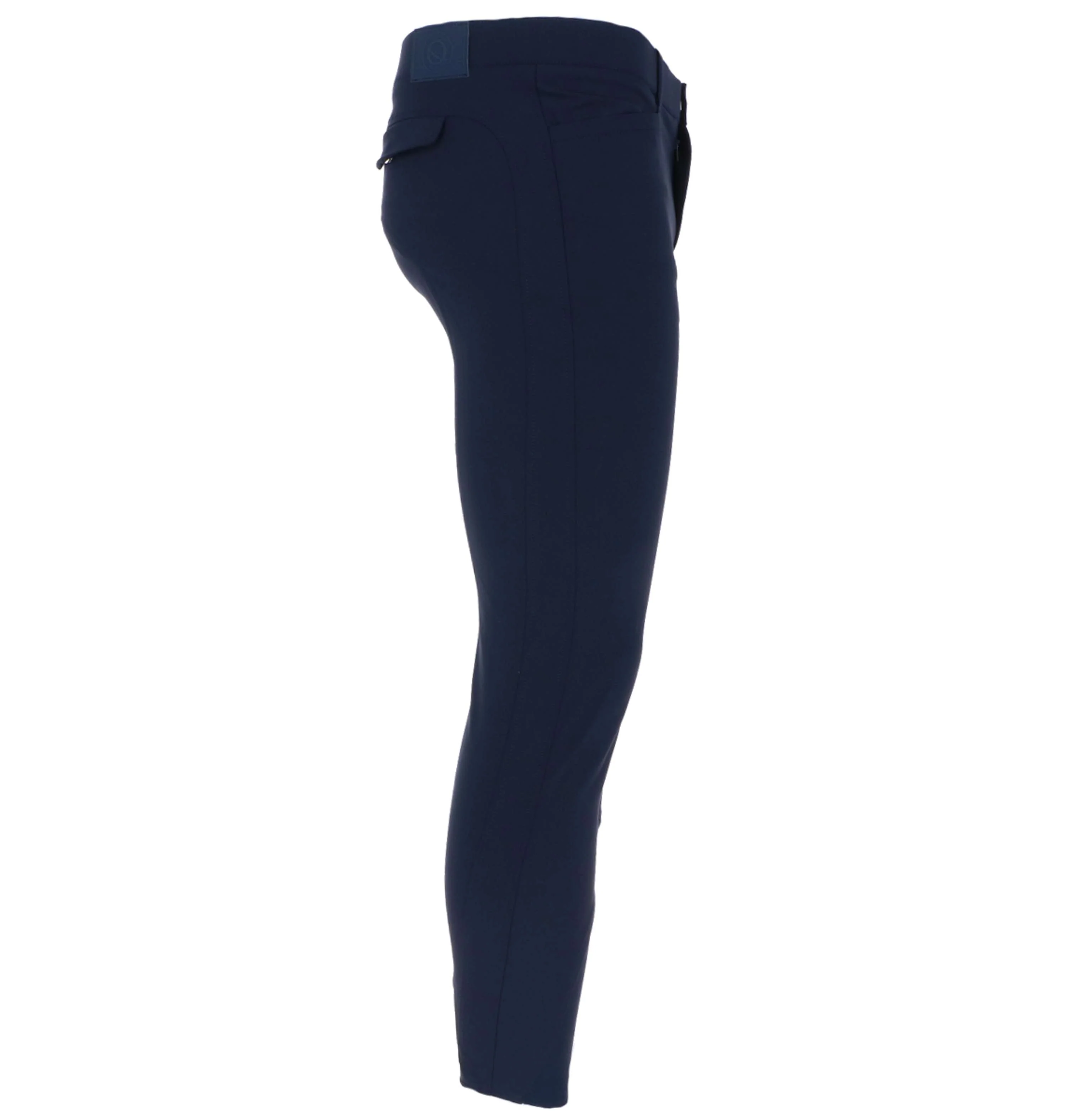EQODE by Equiline Pantalon d'Équitation Davis Hommes Prise de Genou Bleu - Image 4