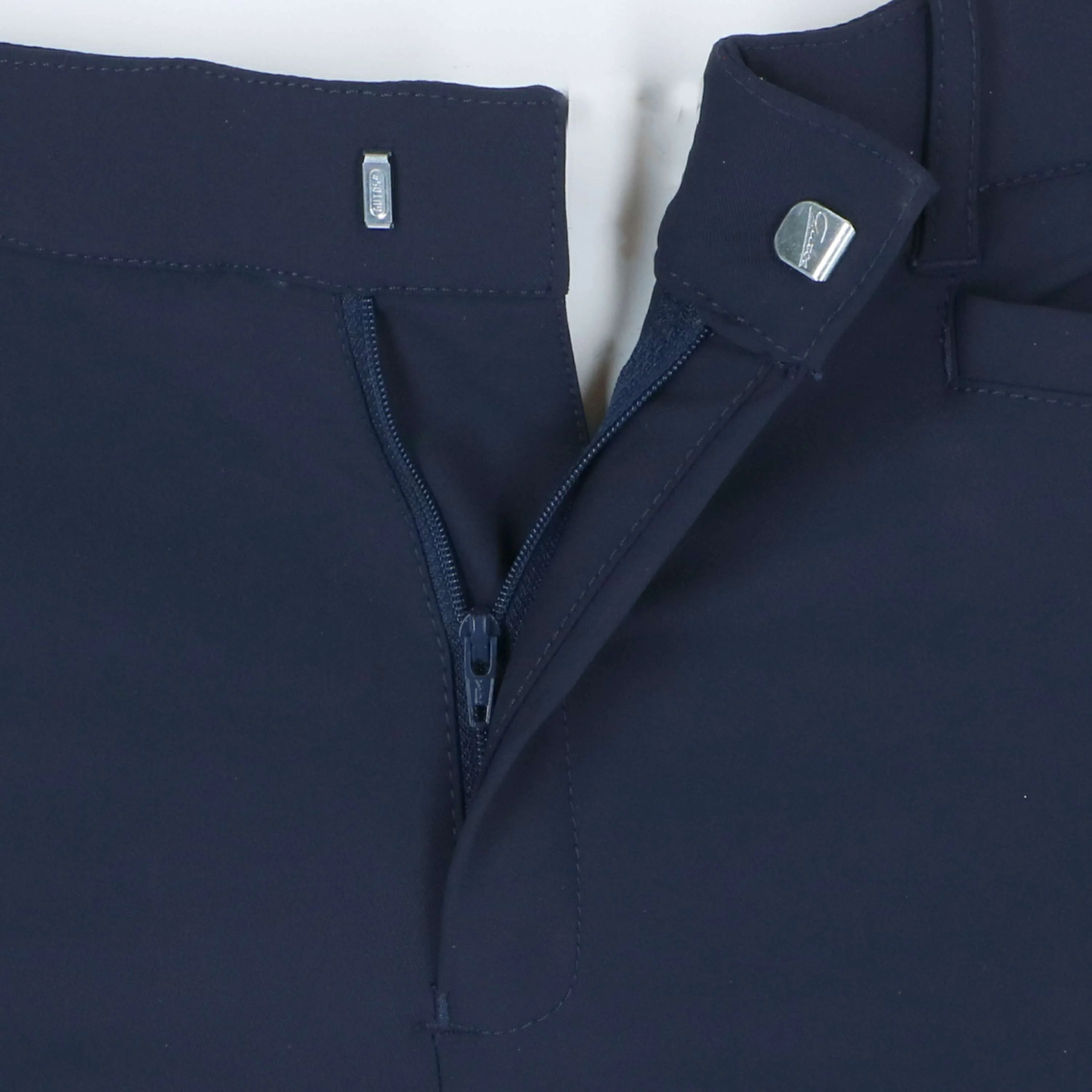 EQODE by Equiline Pantalon d'Équitation Davis Hommes Prise de Genou Bleu - Image 5
