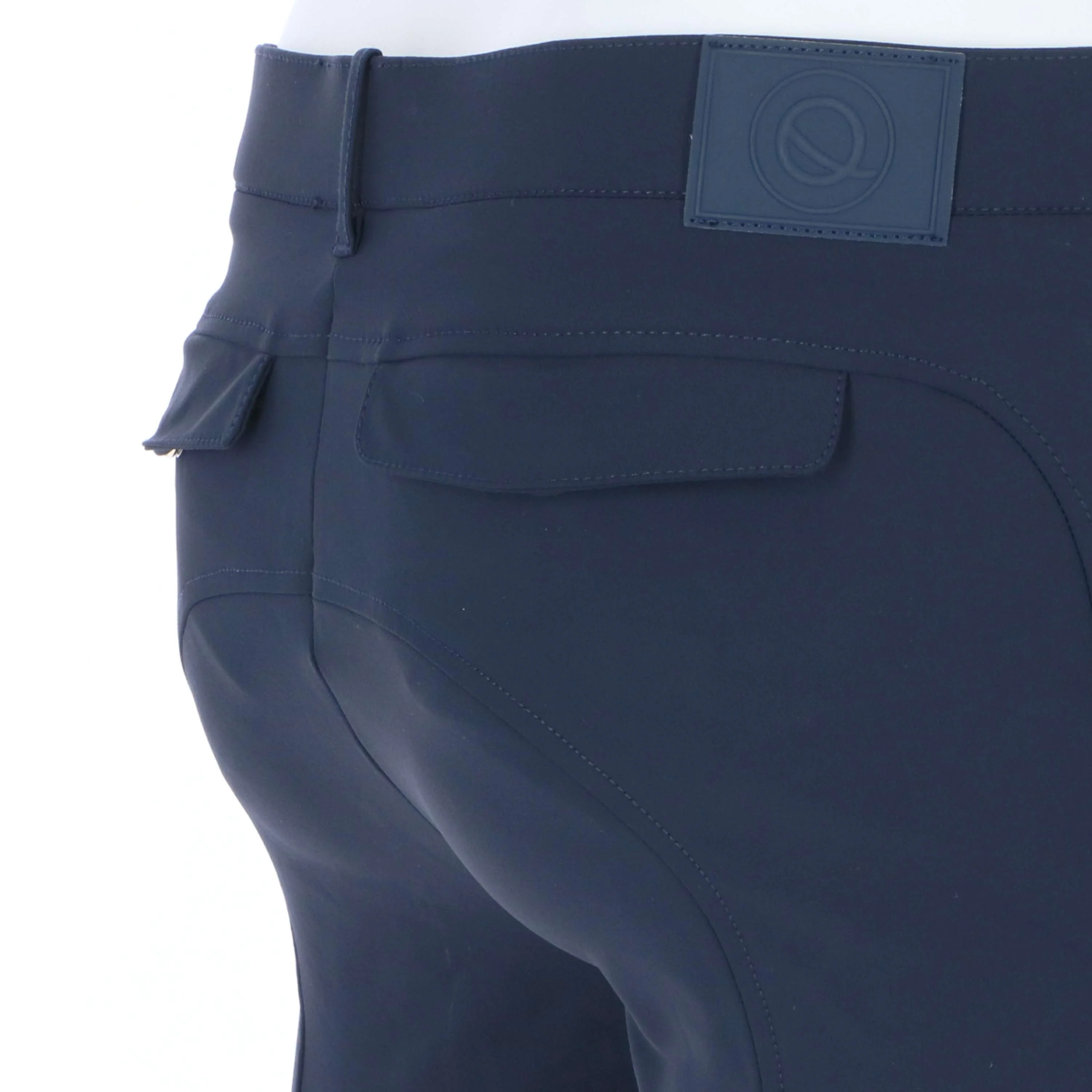 EQODE by Equiline Pantalon d'Équitation Davis Hommes Prise de Genou Bleu - Image 7