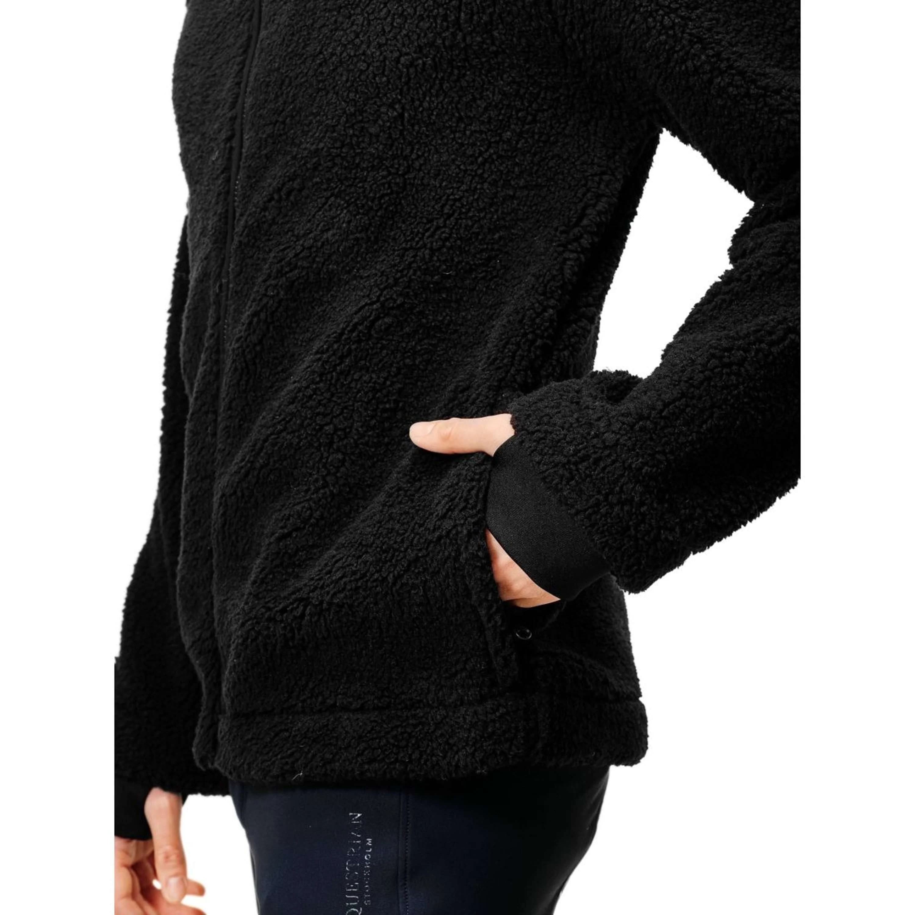 Equestrian Stockholm Blouson Teddy Fleece Men Noir - Image 3